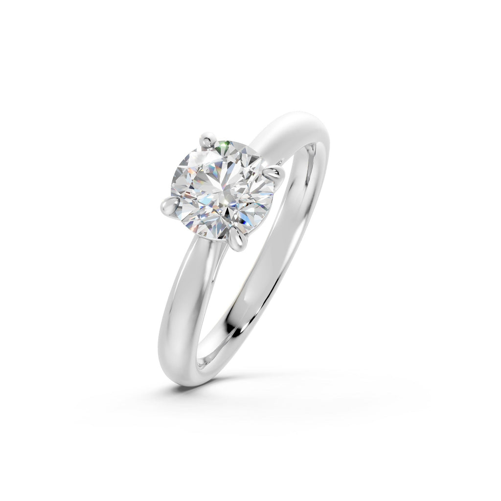 Natural Diamond Engagement Ring  - R154