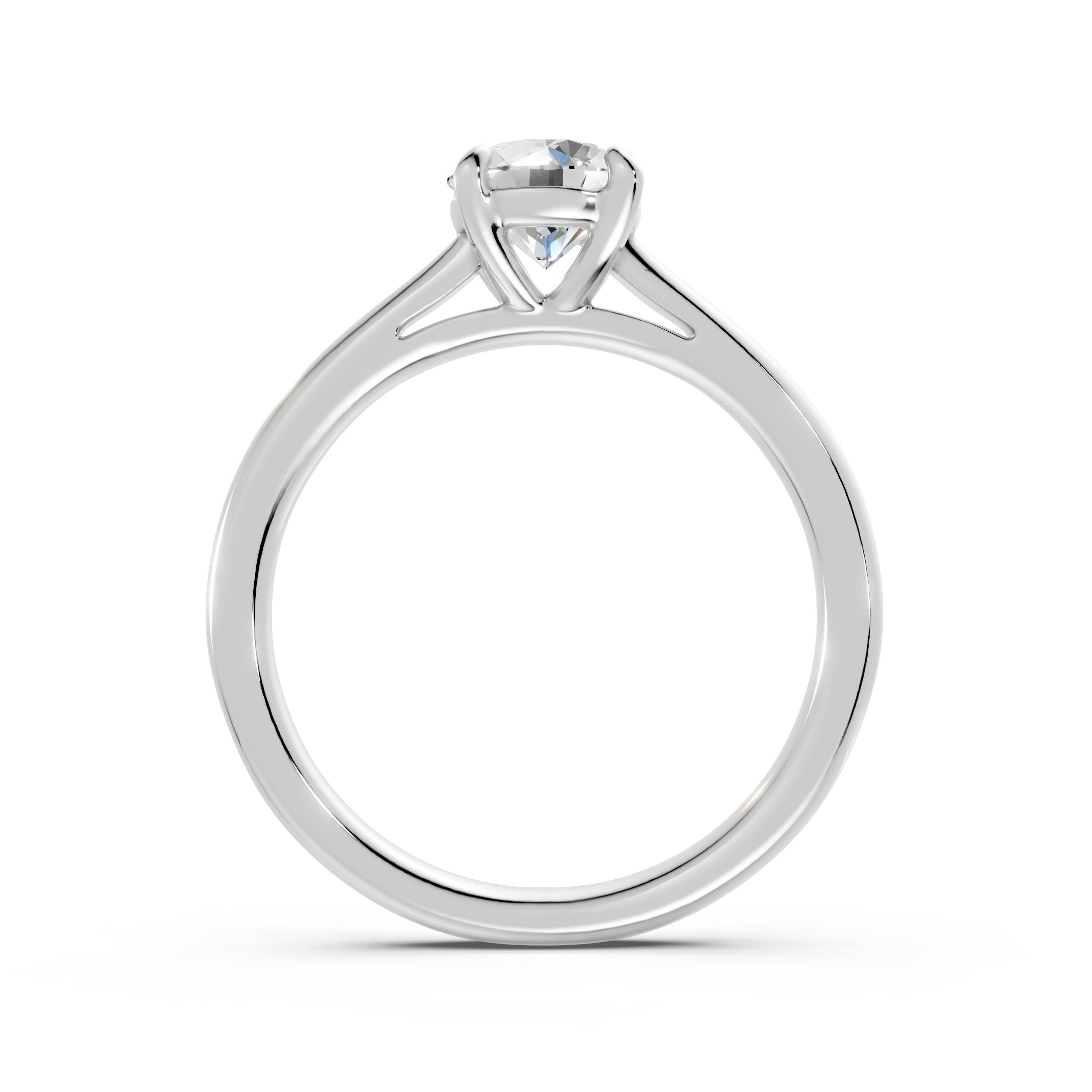Natural Diamond Engagement Ring  - R154