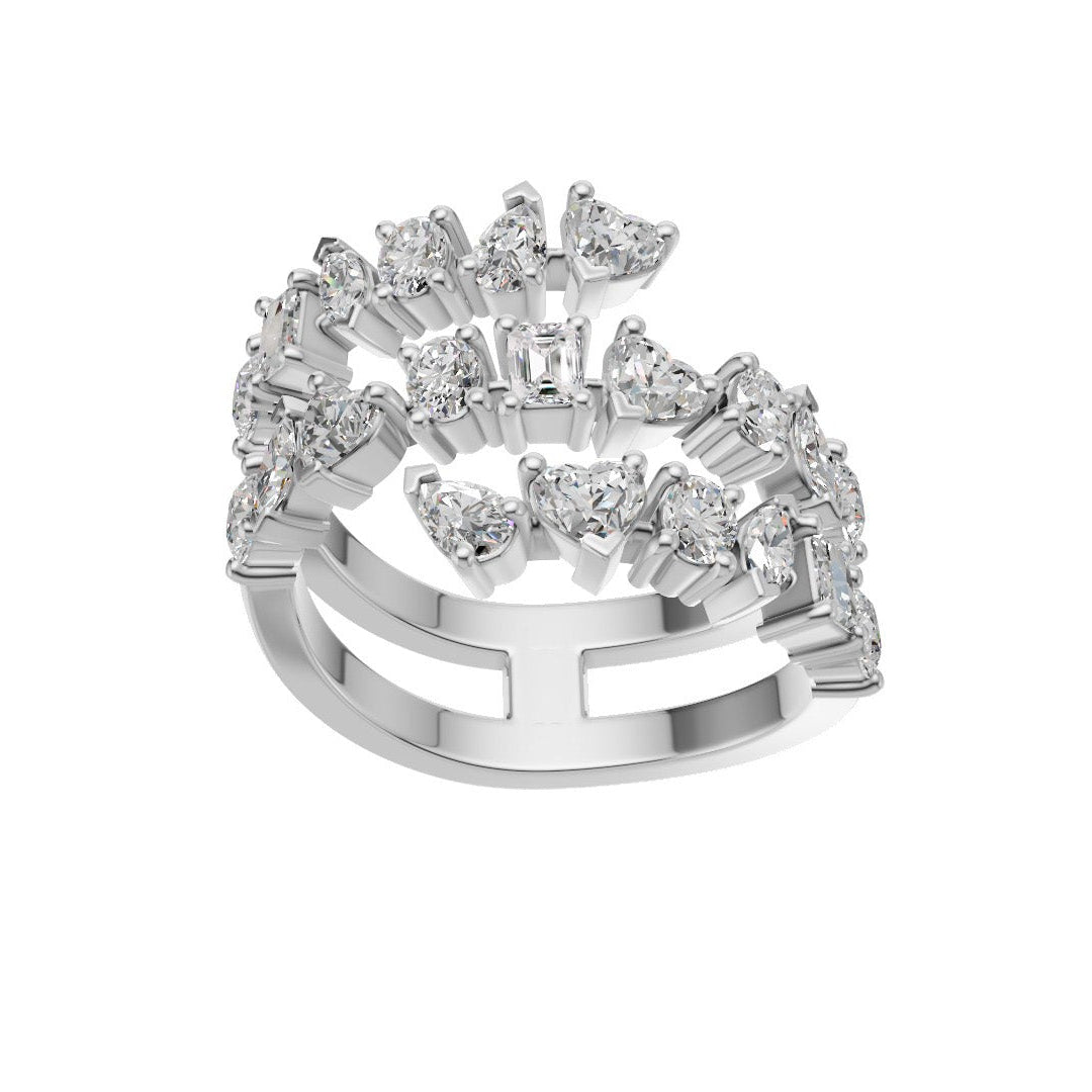 2.0ct Multi Stone Diamond Ring - R155 - 18k