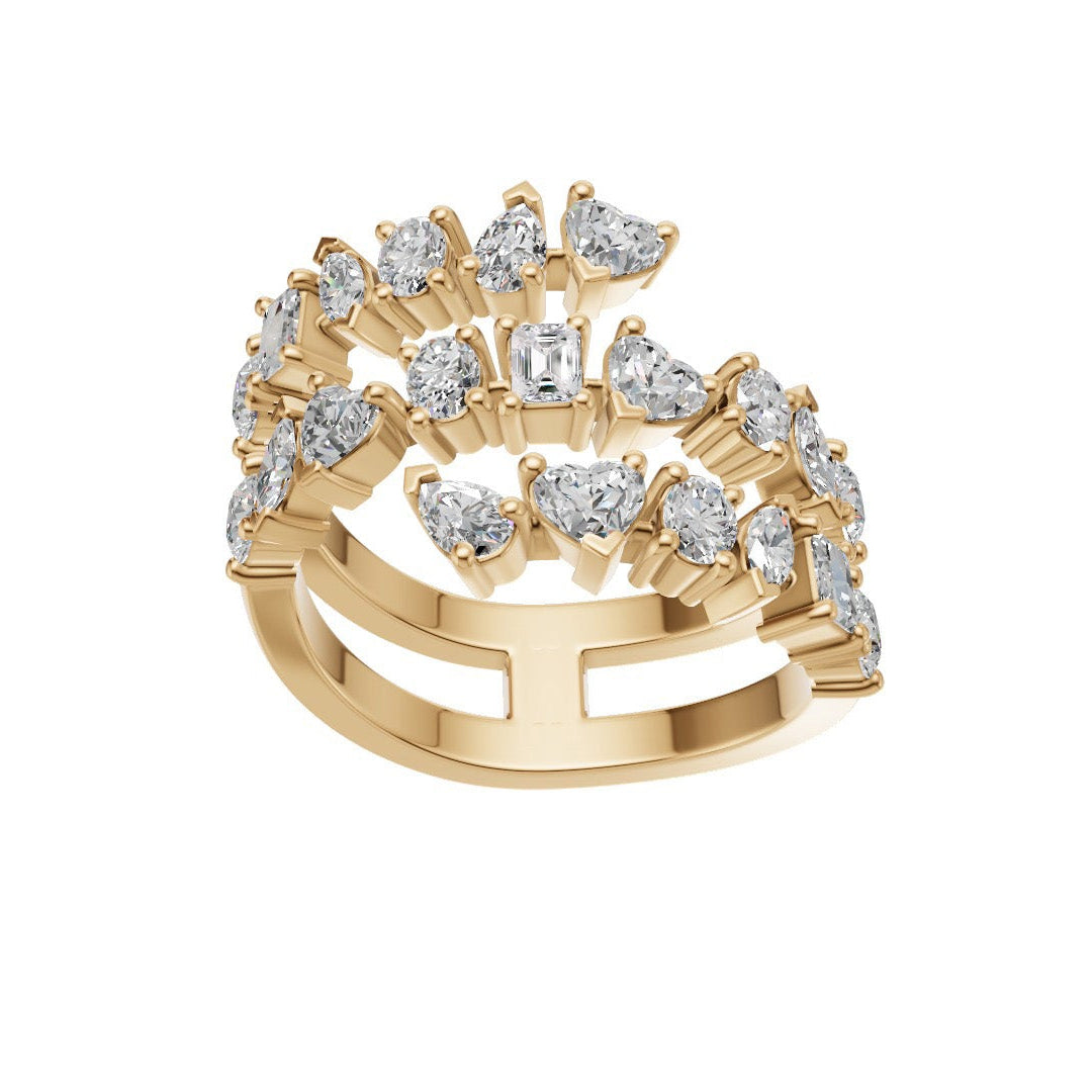 2.0ct Multi Stone Diamond Ring - R155 -9k