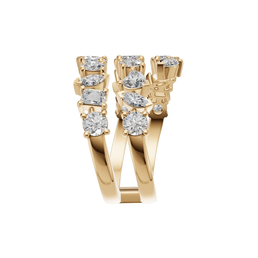 2.0ct Multi Stone Diamond Ring - R155 -9k