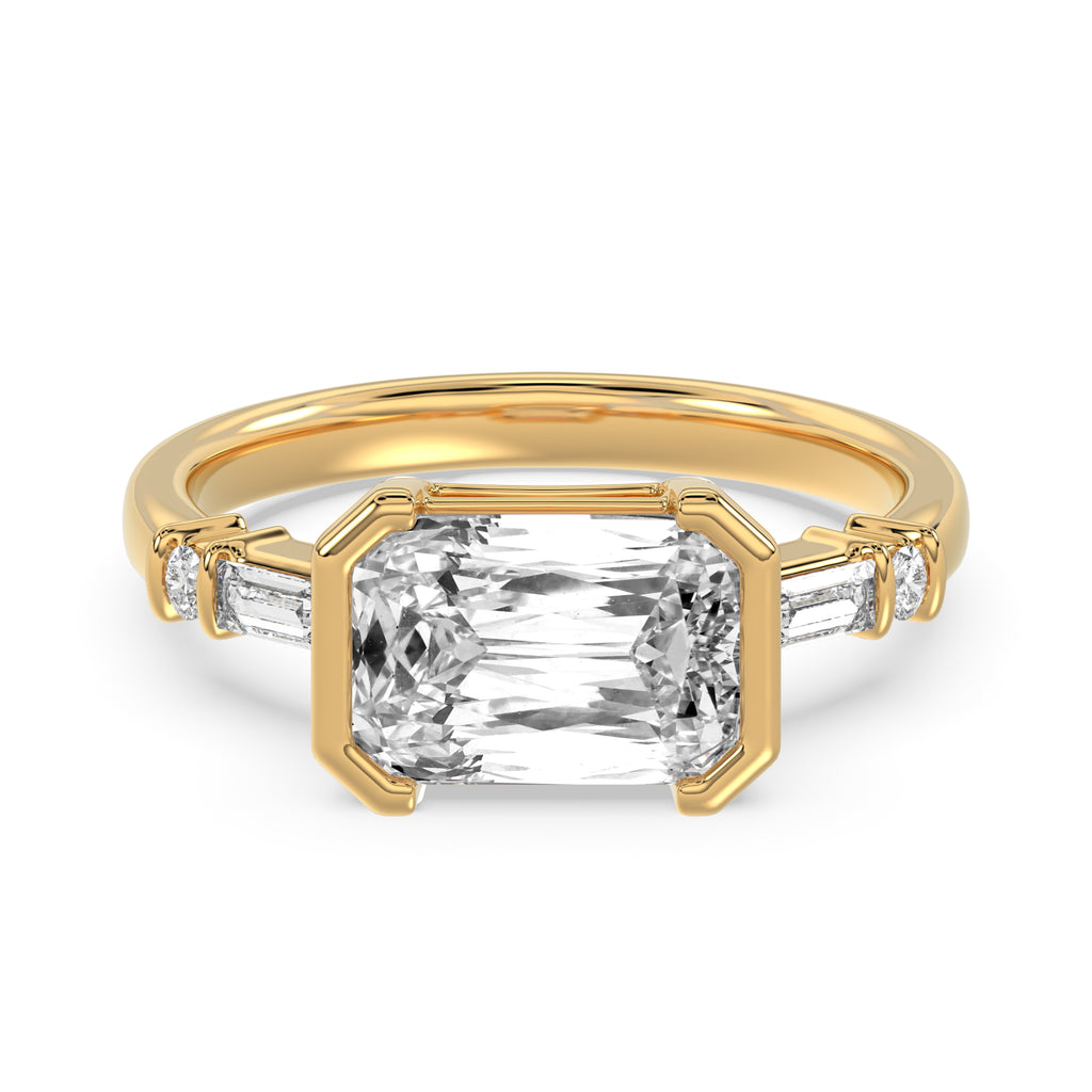 Criss Cut Diamond Ring - R169