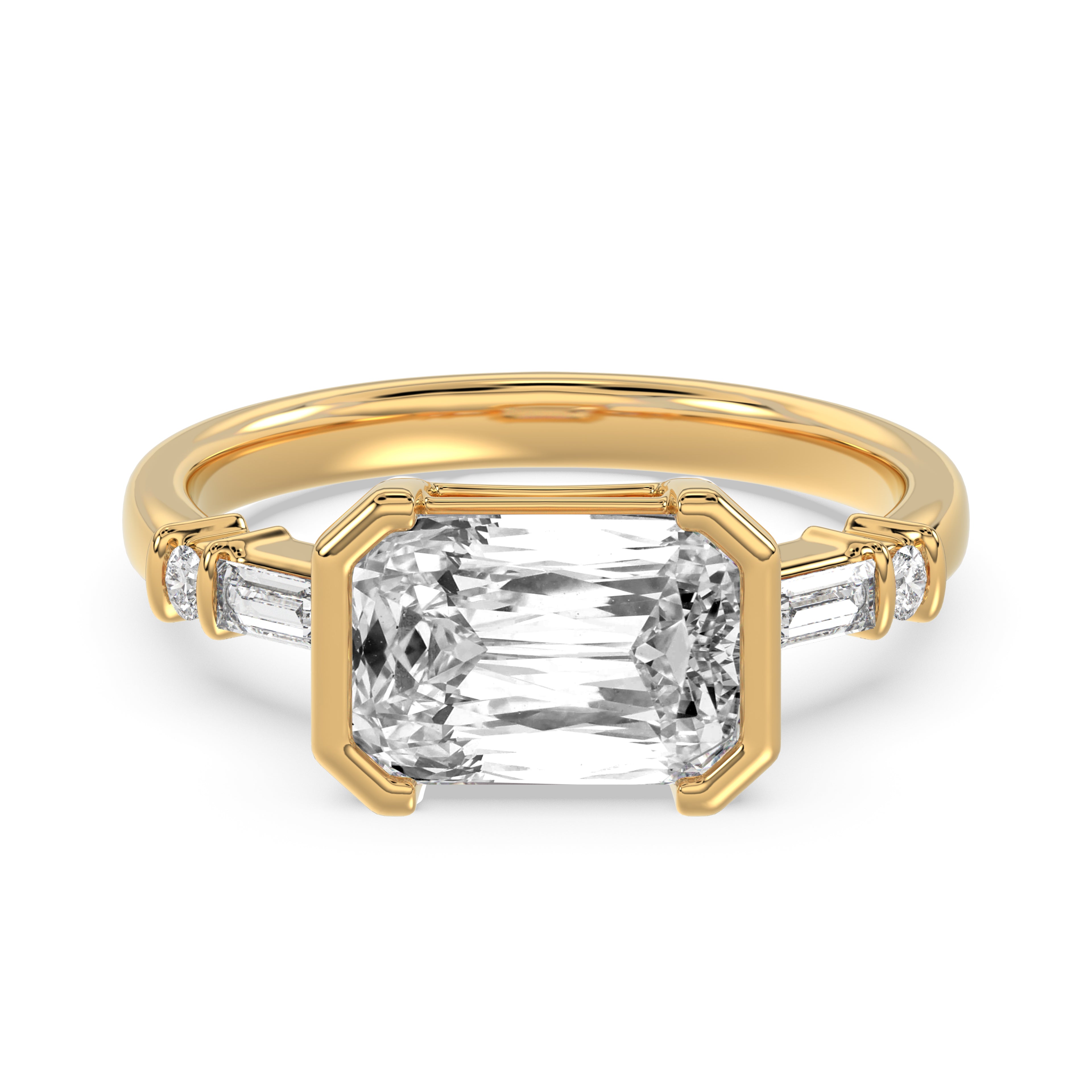 Criss Cut Diamond Ring - R169