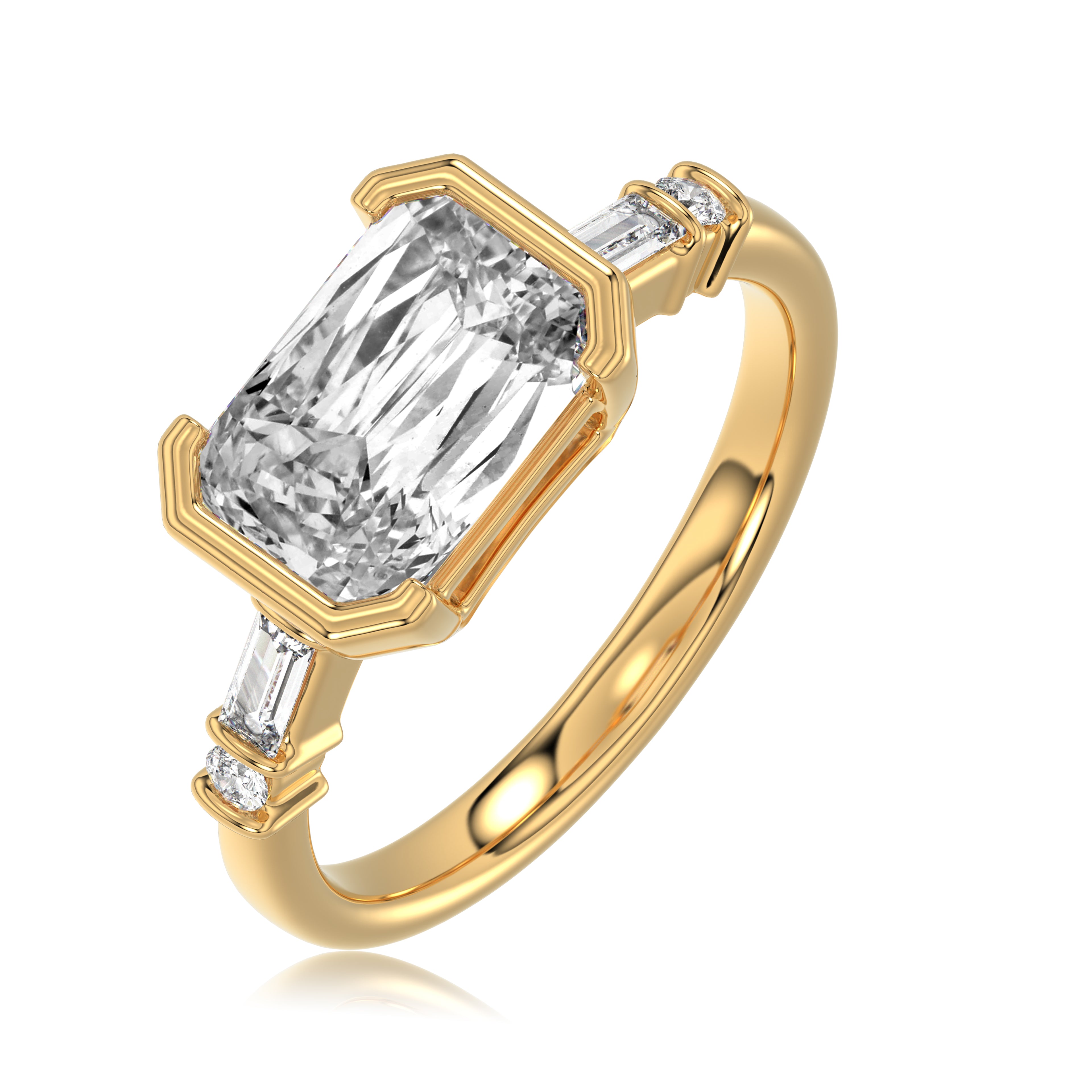 Criss Cut Diamond Ring - R169