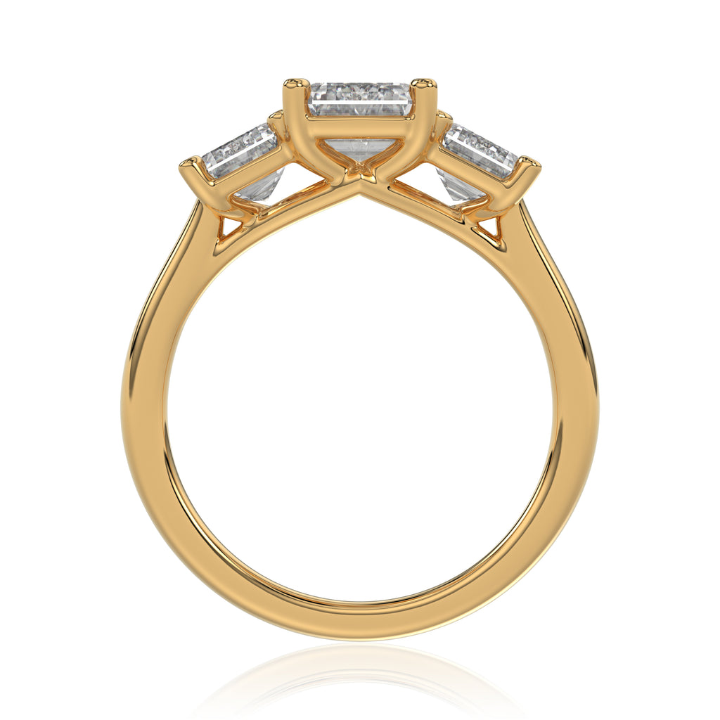 Criss Cut Trilogy Diamond Ring - R171
