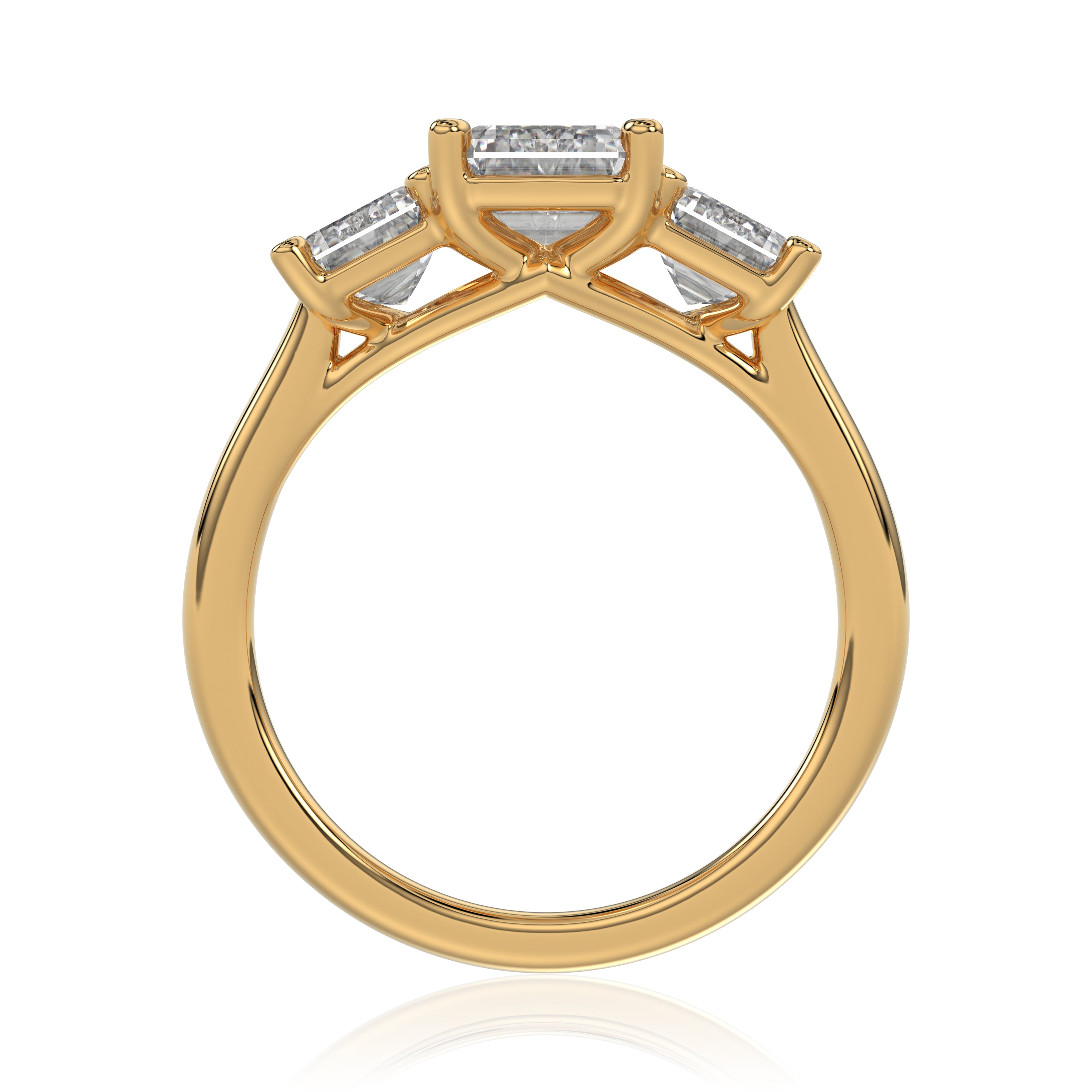 Criss Cut Trilogy Diamond Ring - R171