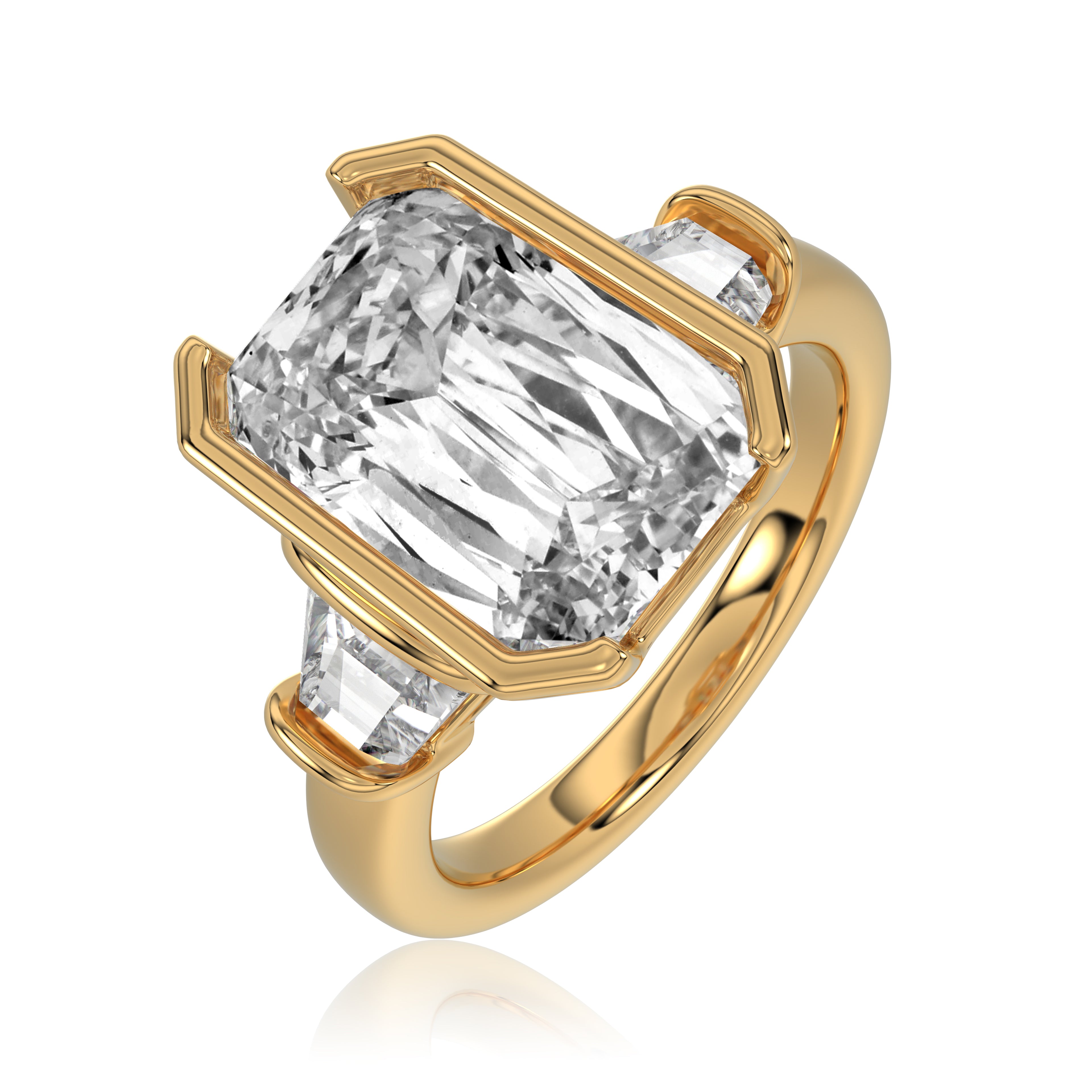 Criss Cut Diamond Ring - R172