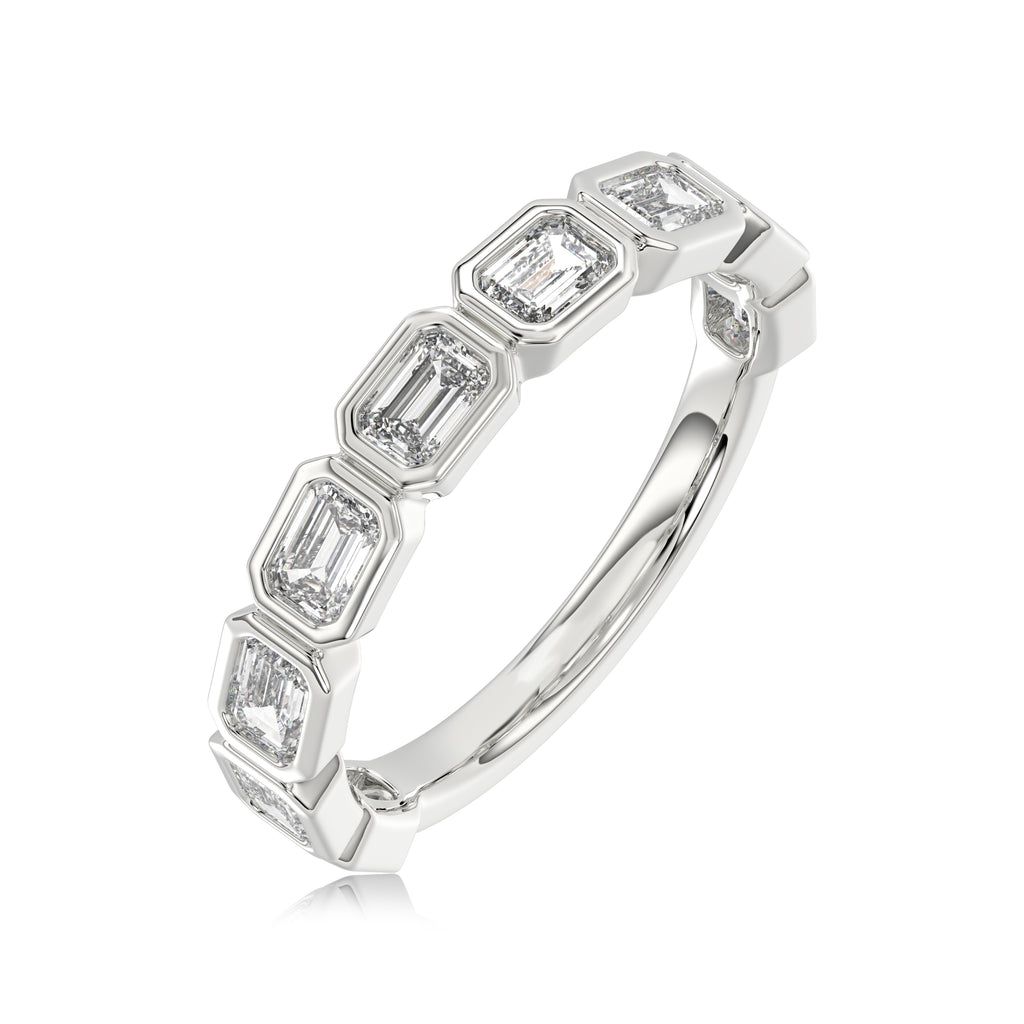 Emerald Diamond Ring - R181