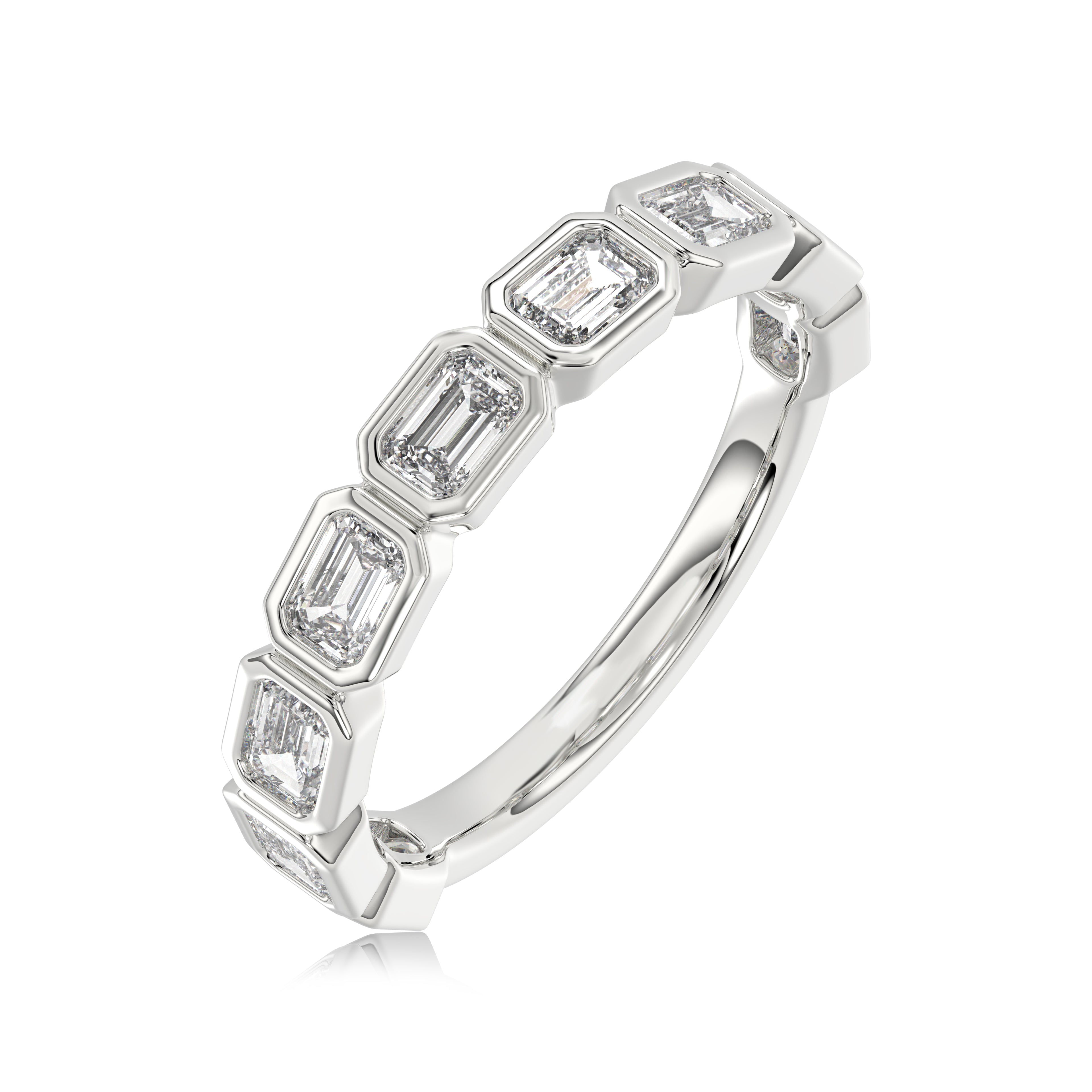 Emerald Diamond Ring - R181