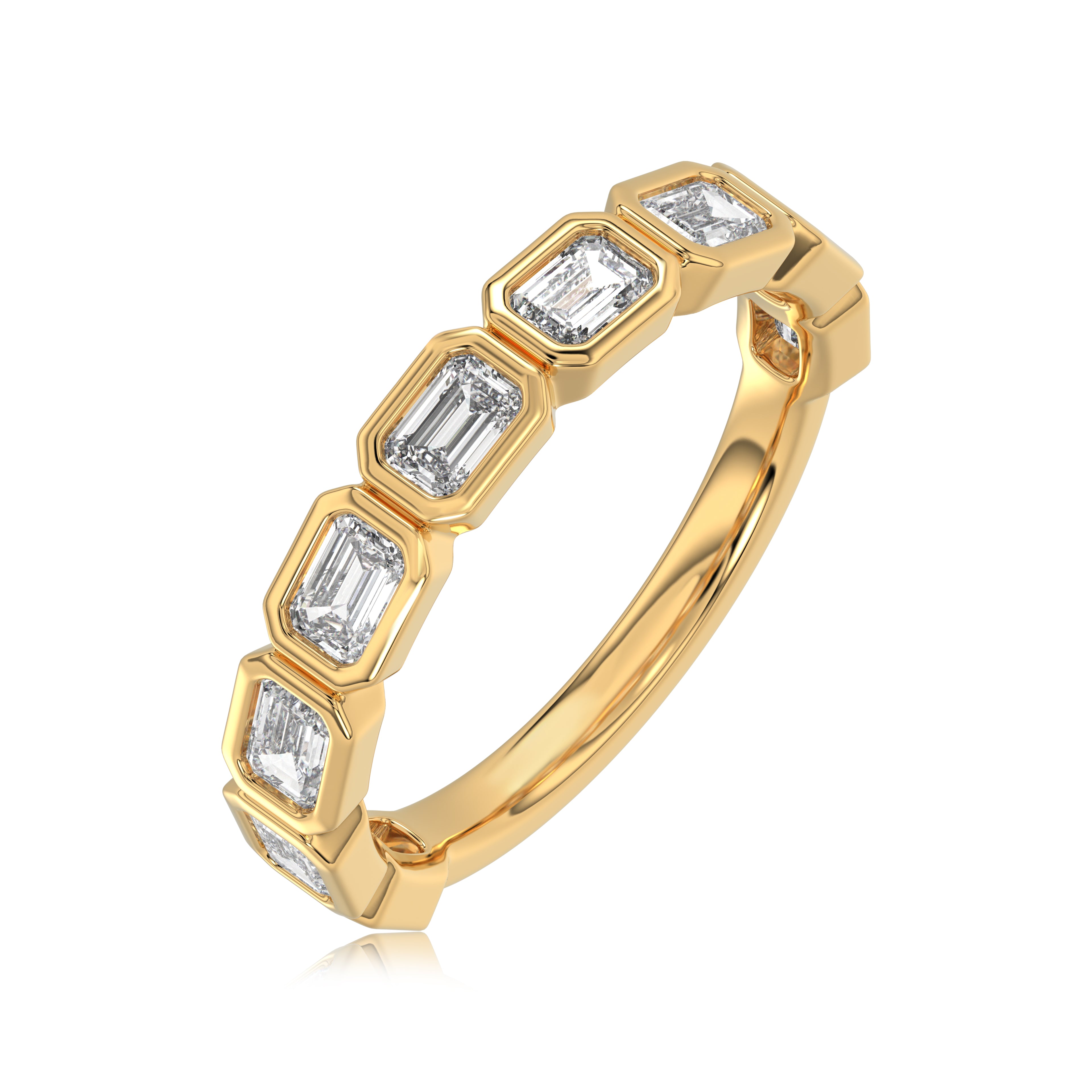 Emerald Diamond Ring - R181