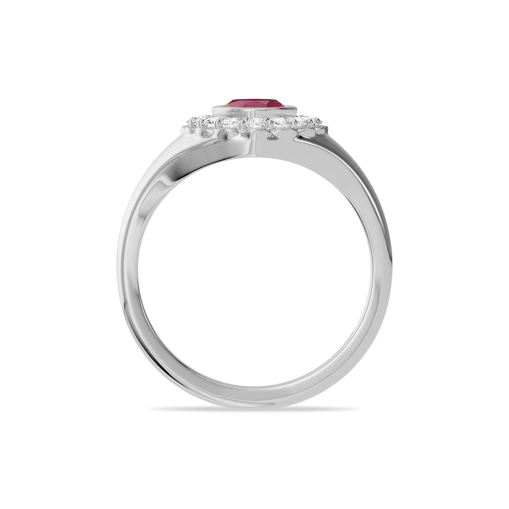 Ruby Diamond Ring - R186