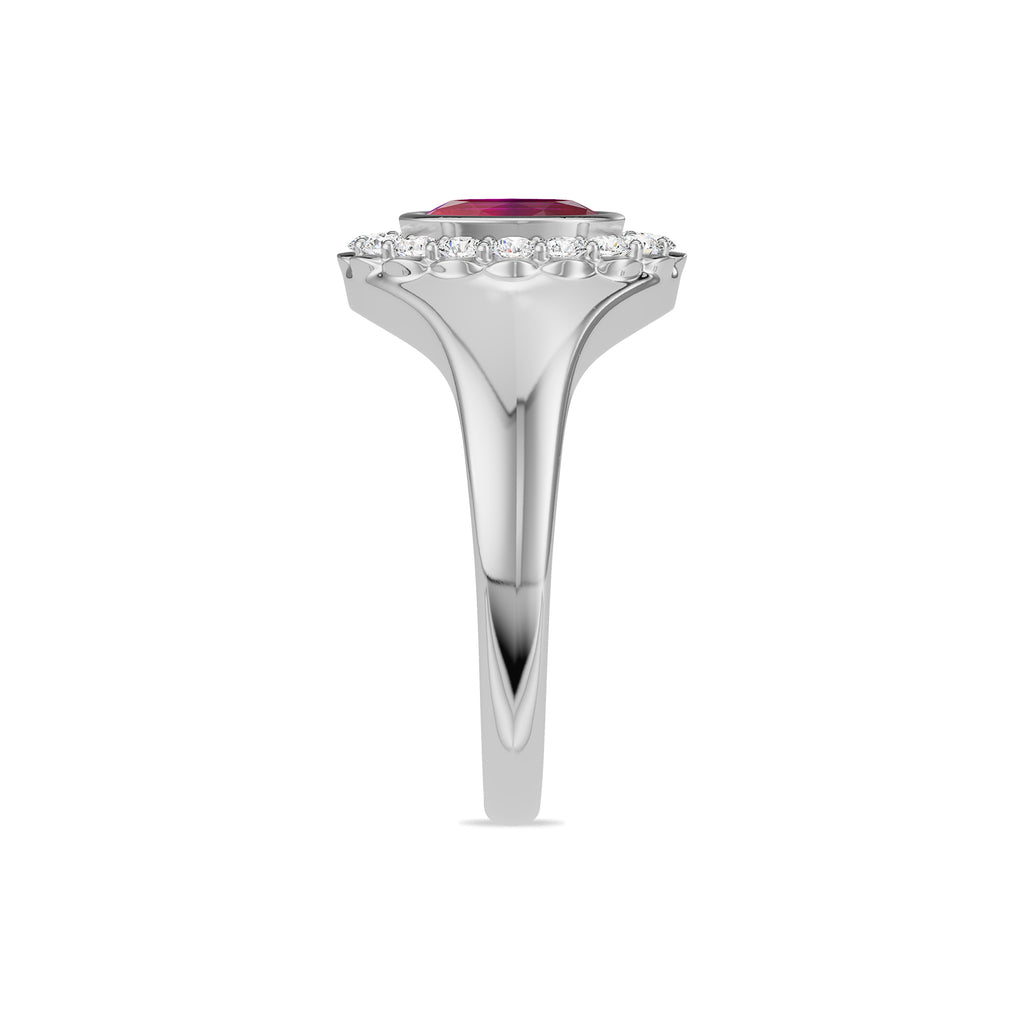 Ruby Diamond Ring - R186