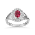 Ruby Diamond Ring - R186