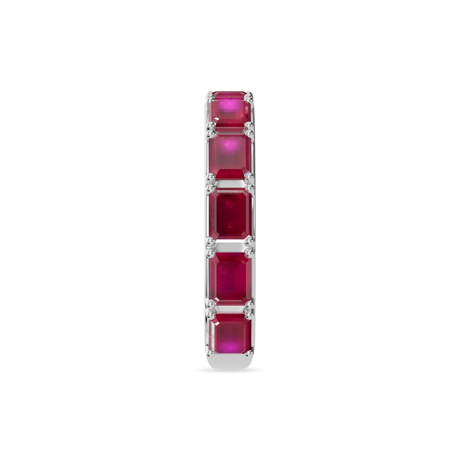 Emerald Cut Ruby Ring - R193