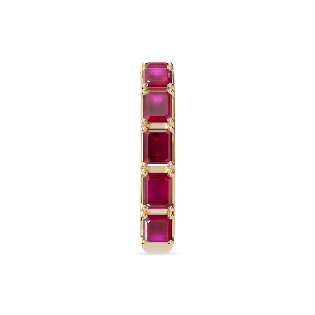 Emerald Cut Ruby Ring - R193