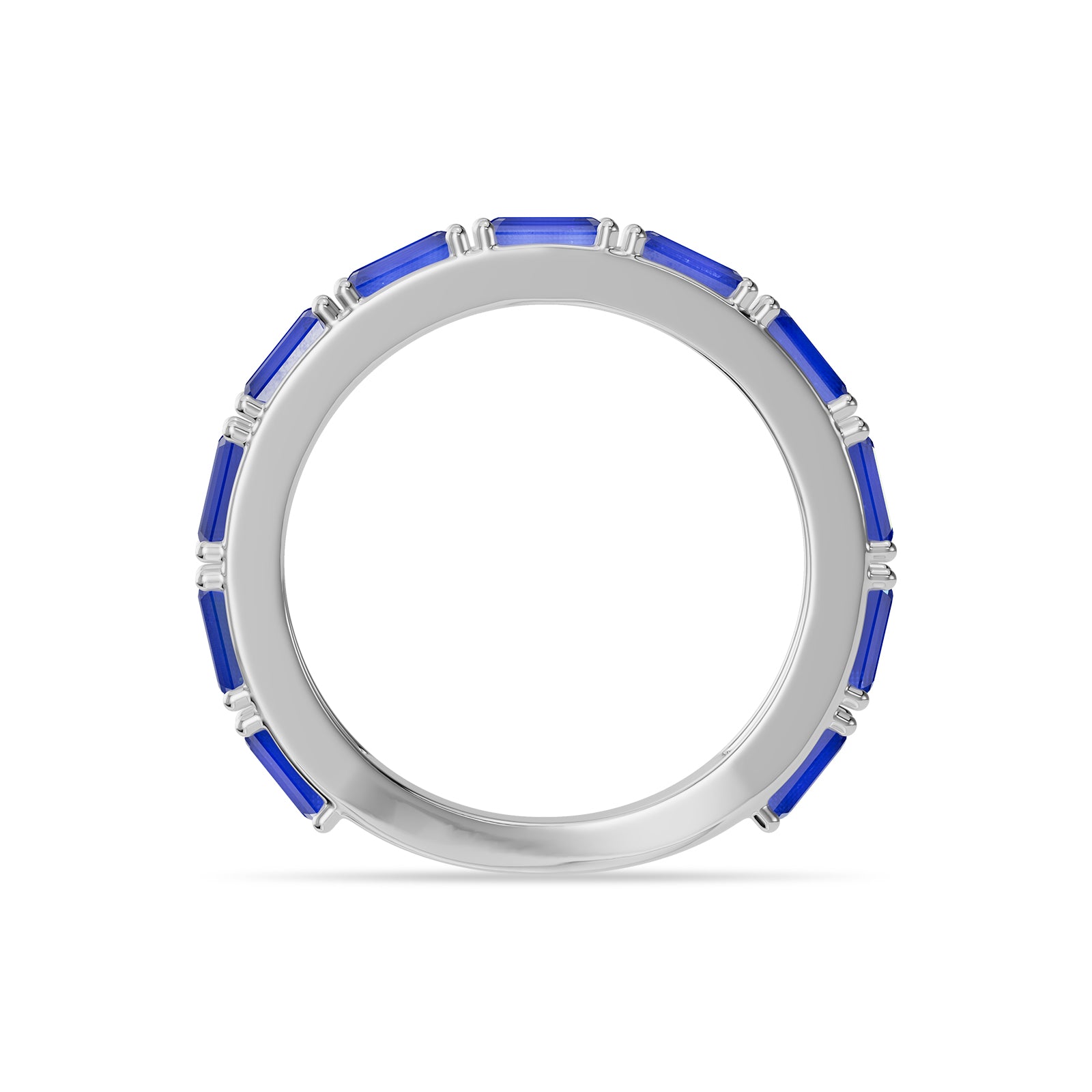 Emerald Cut Sapphire Ring - R194
