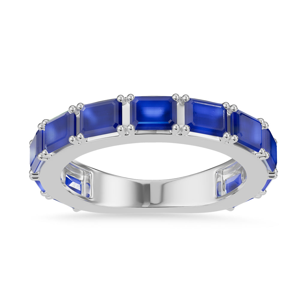 Emerald Cut Sapphire Ring - R194
