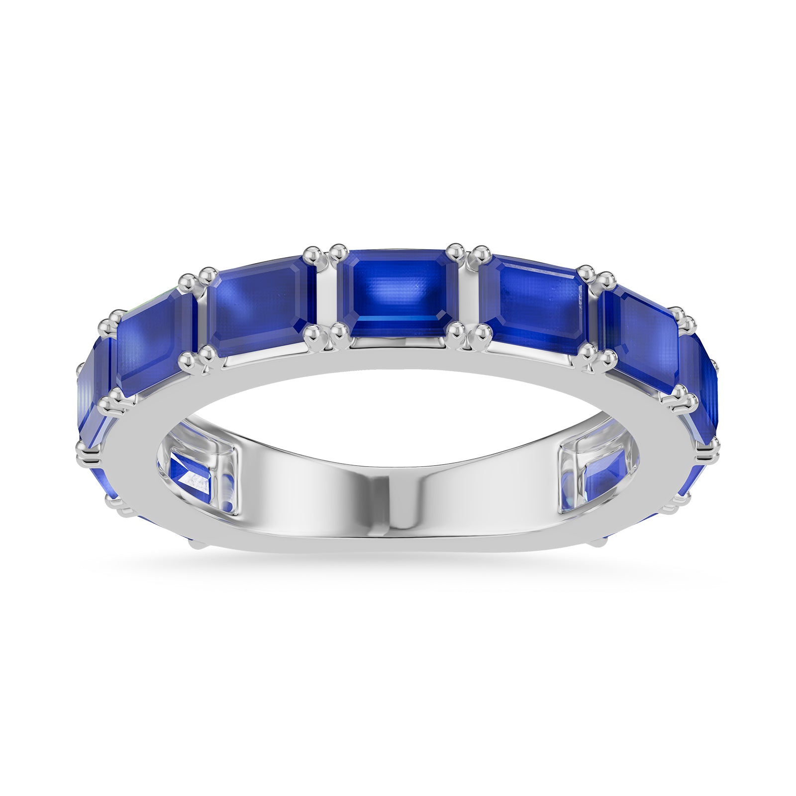 Emerald Cut Sapphire Ring - R194