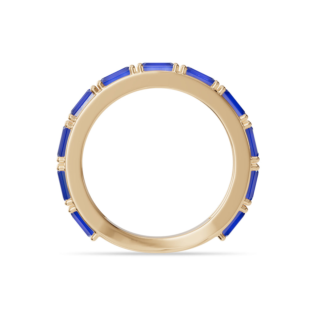 Emerald Cut Sapphire Ring - R194