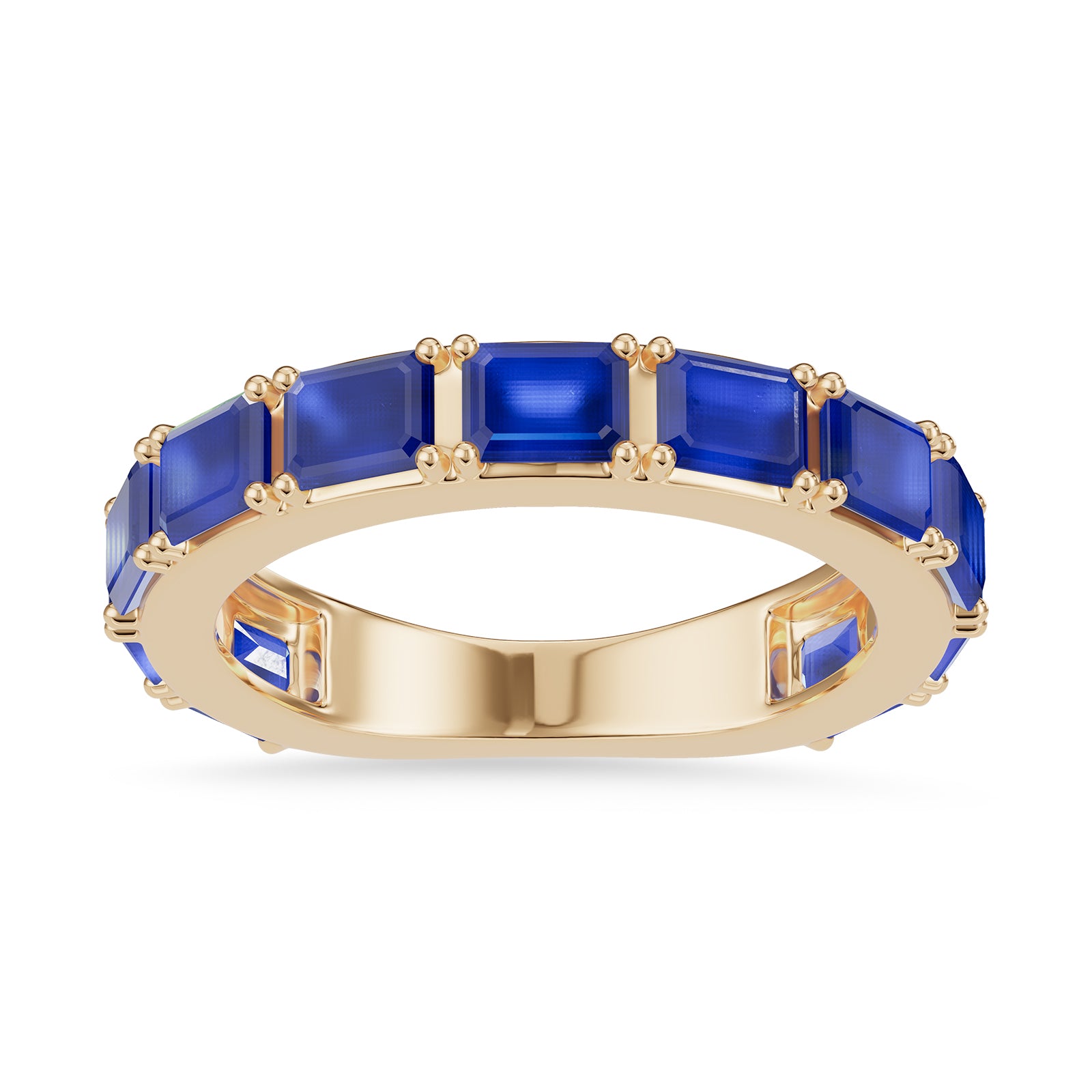 Emerald Cut Sapphire Ring - R194