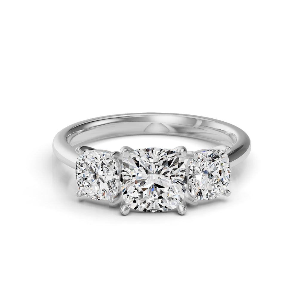 Old Cut Trilogy Diamond Ring - R198