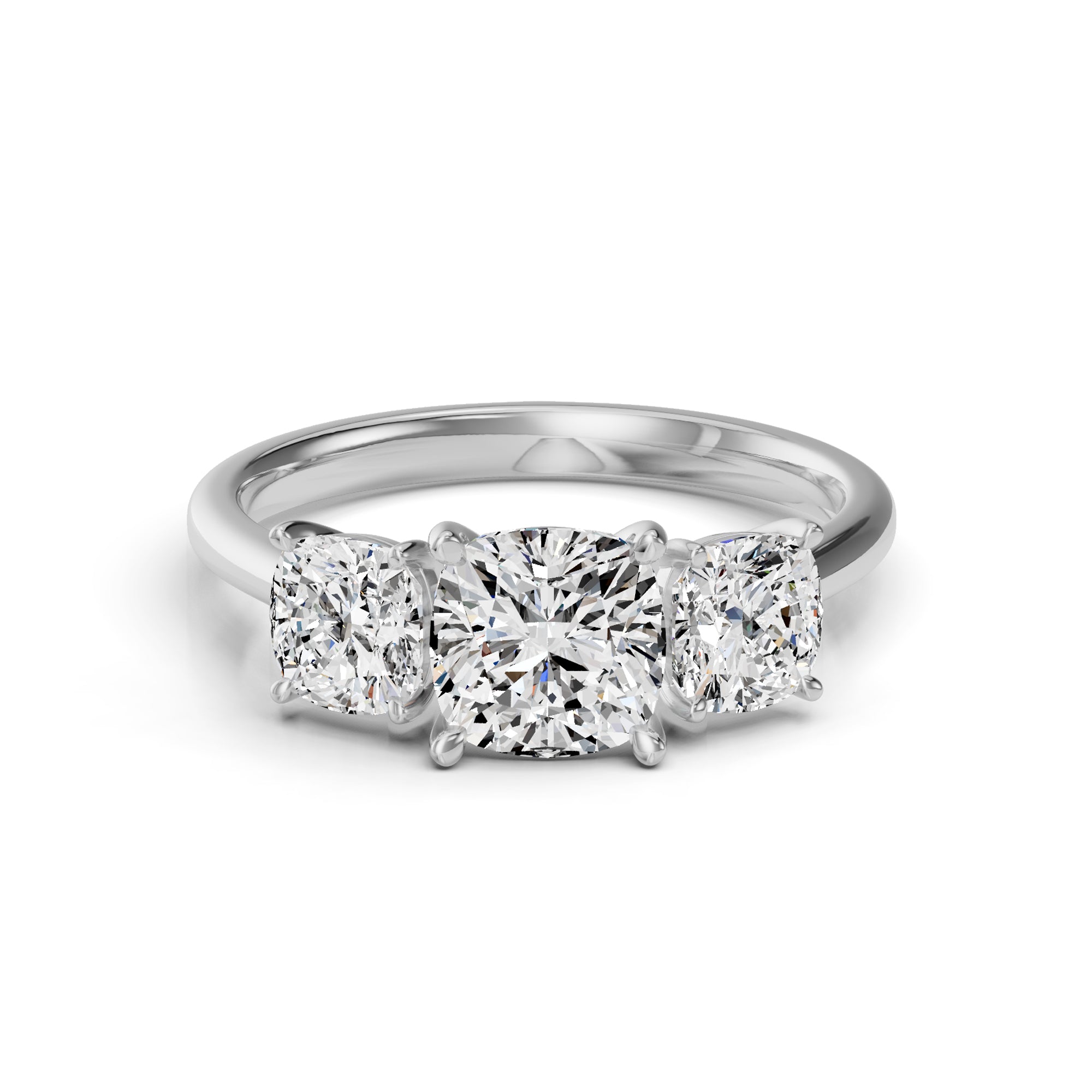 Old Cut Trilogy Diamond Ring - R198
