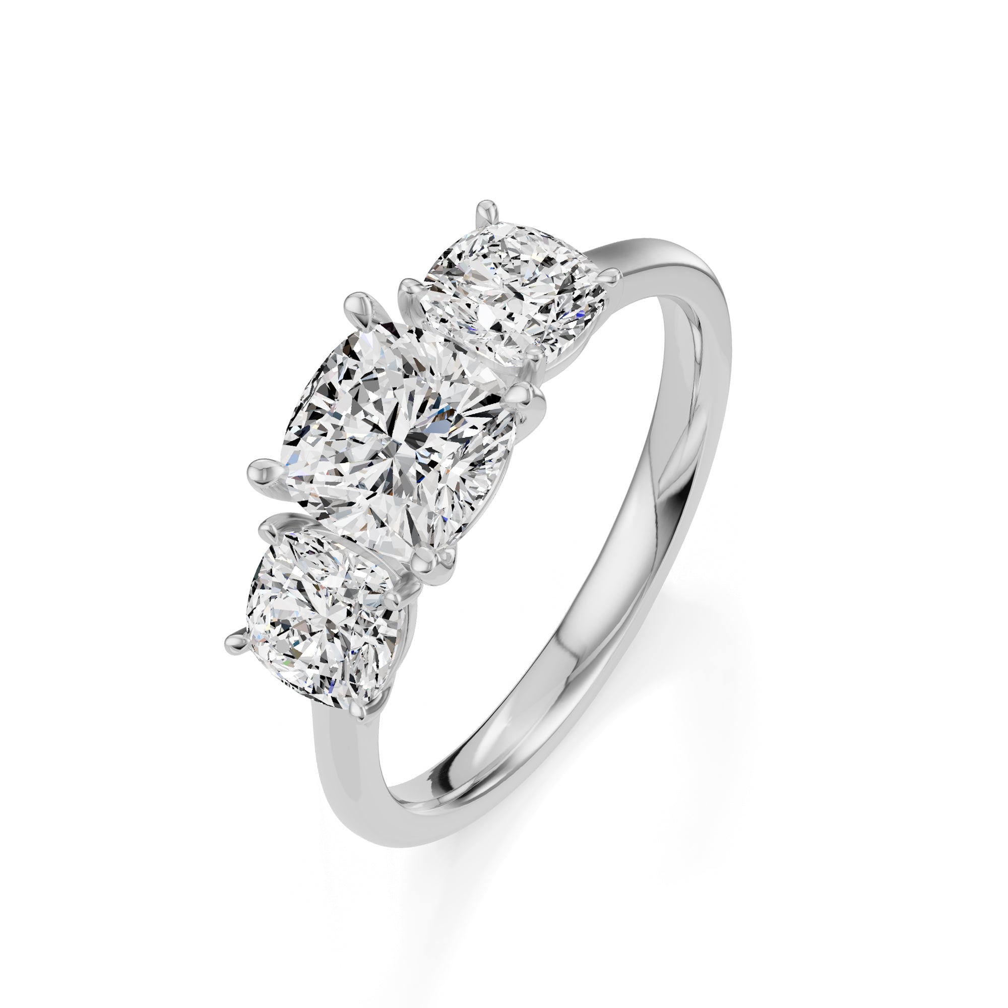 Old Cut Trilogy Diamond Ring - R198