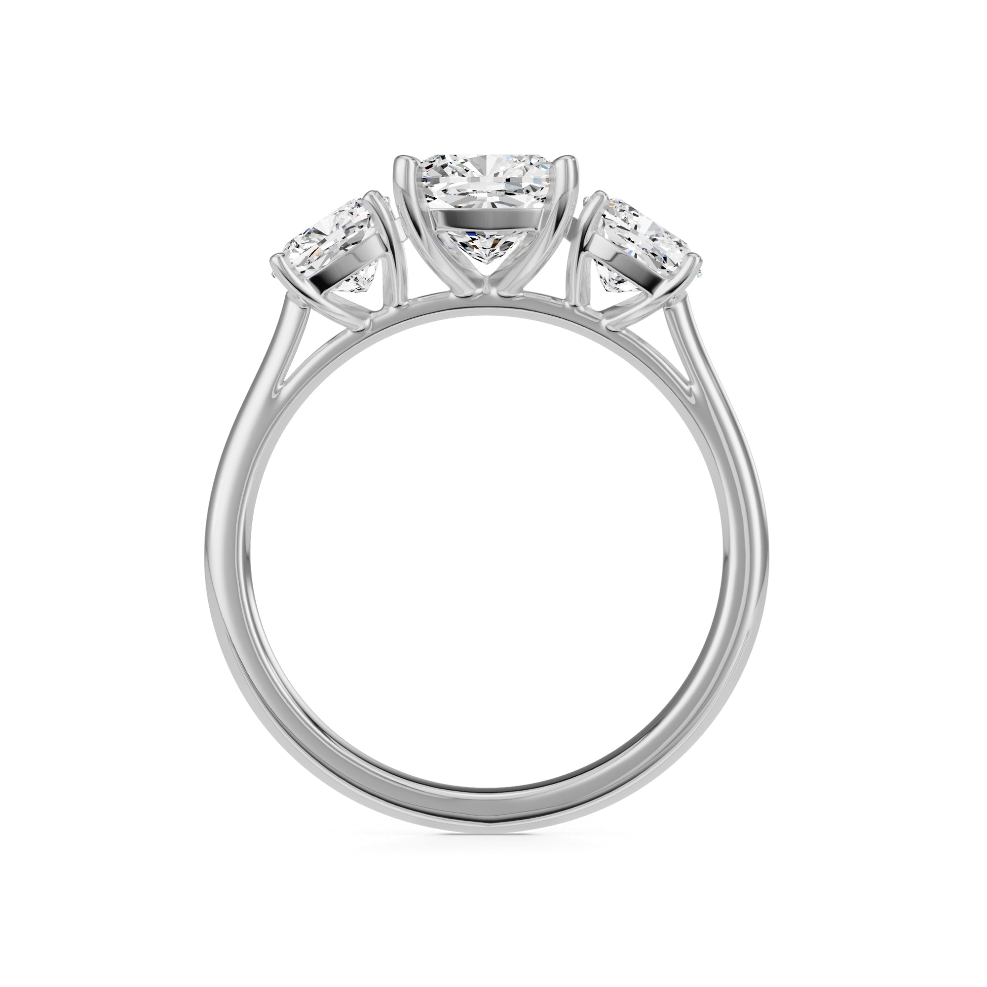 Old Cut Trilogy Diamond Ring - R198