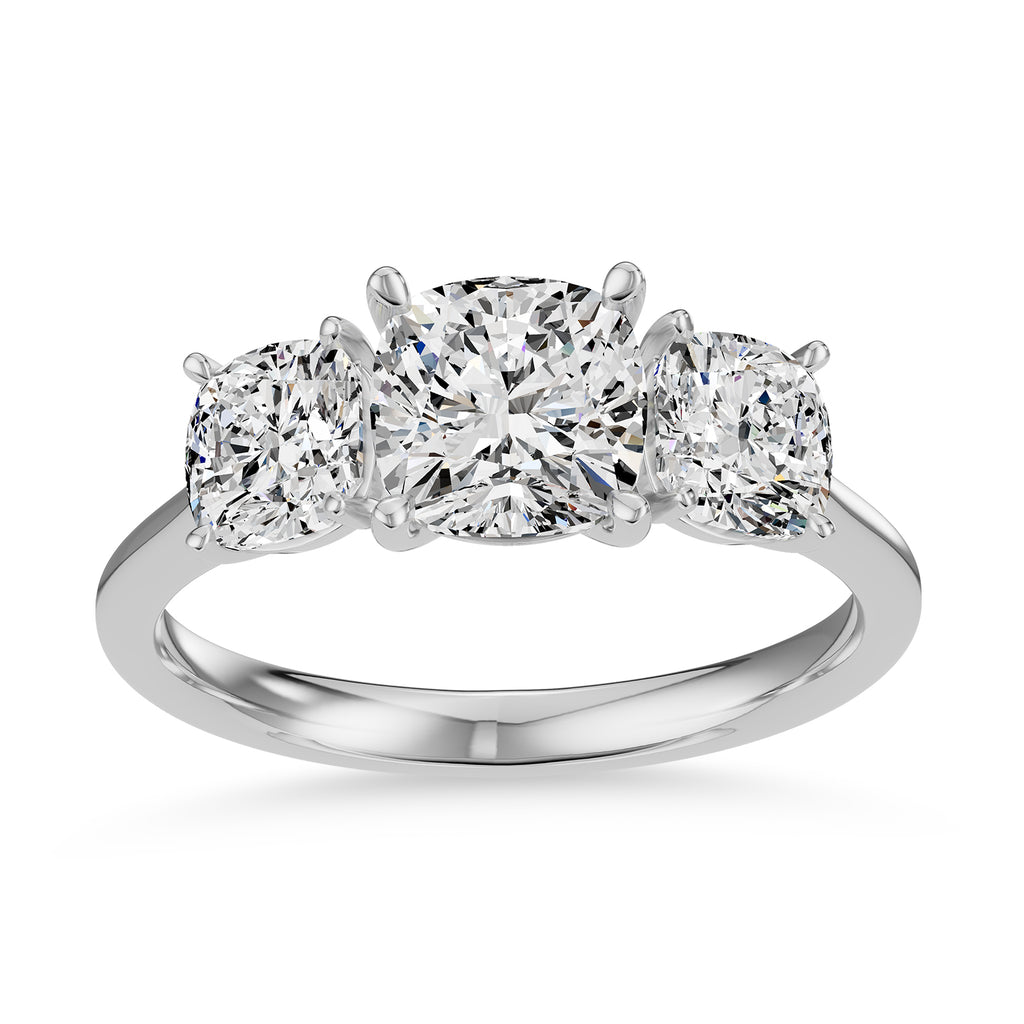 Old Cut Trilogy Diamond Ring - R198
