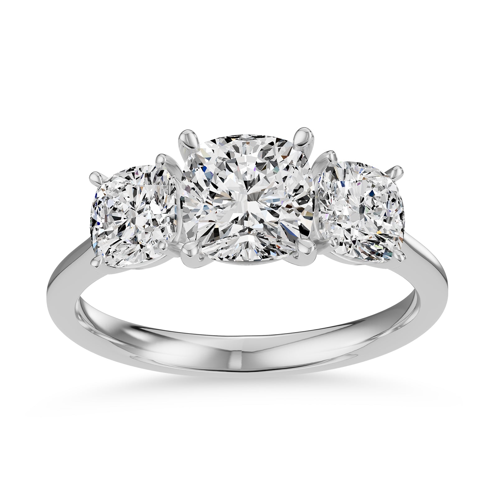 Old Cut Trilogy Diamond Ring - R198