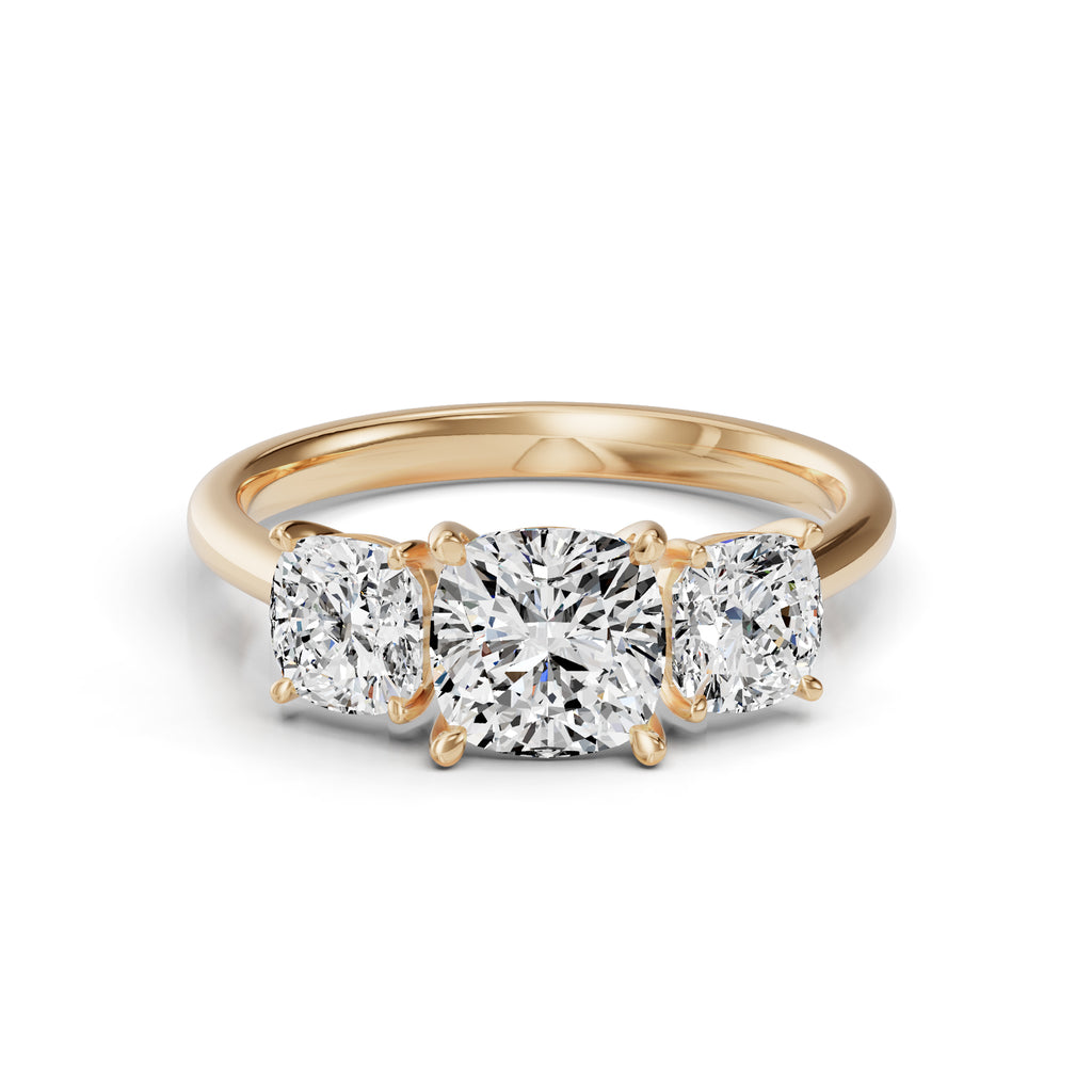Old Cut Trilogy Diamond Ring - R198