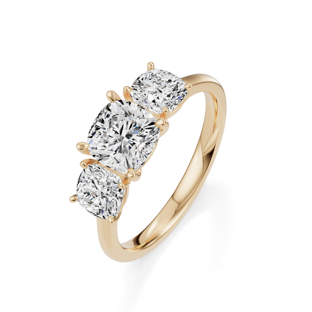 Old Cut Trilogy Diamond Ring - R198