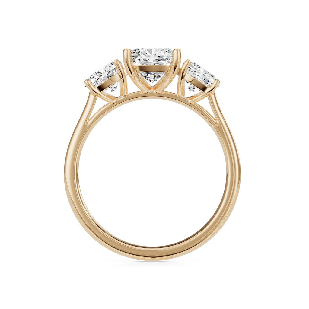 Old Cut Trilogy Diamond Ring - R198