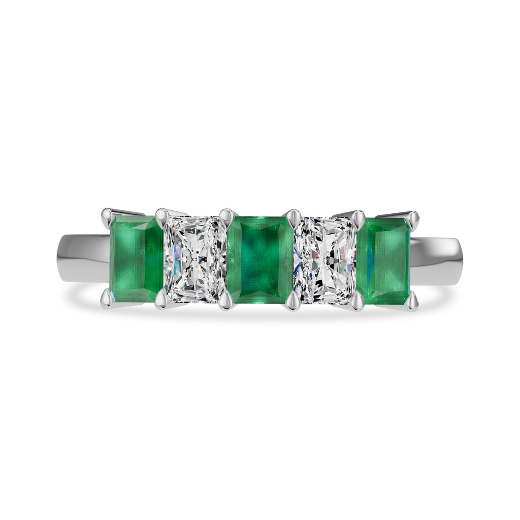 Emerald & Diamond Ring - R199