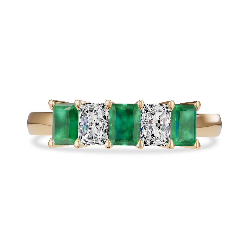 Emerald & Diamond Ring - R199