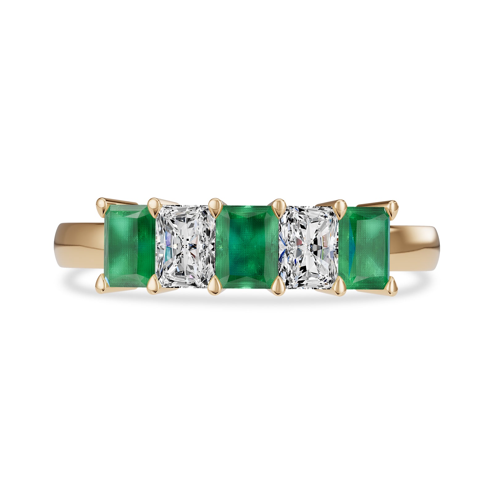 Emerald & Diamond Ring - R199