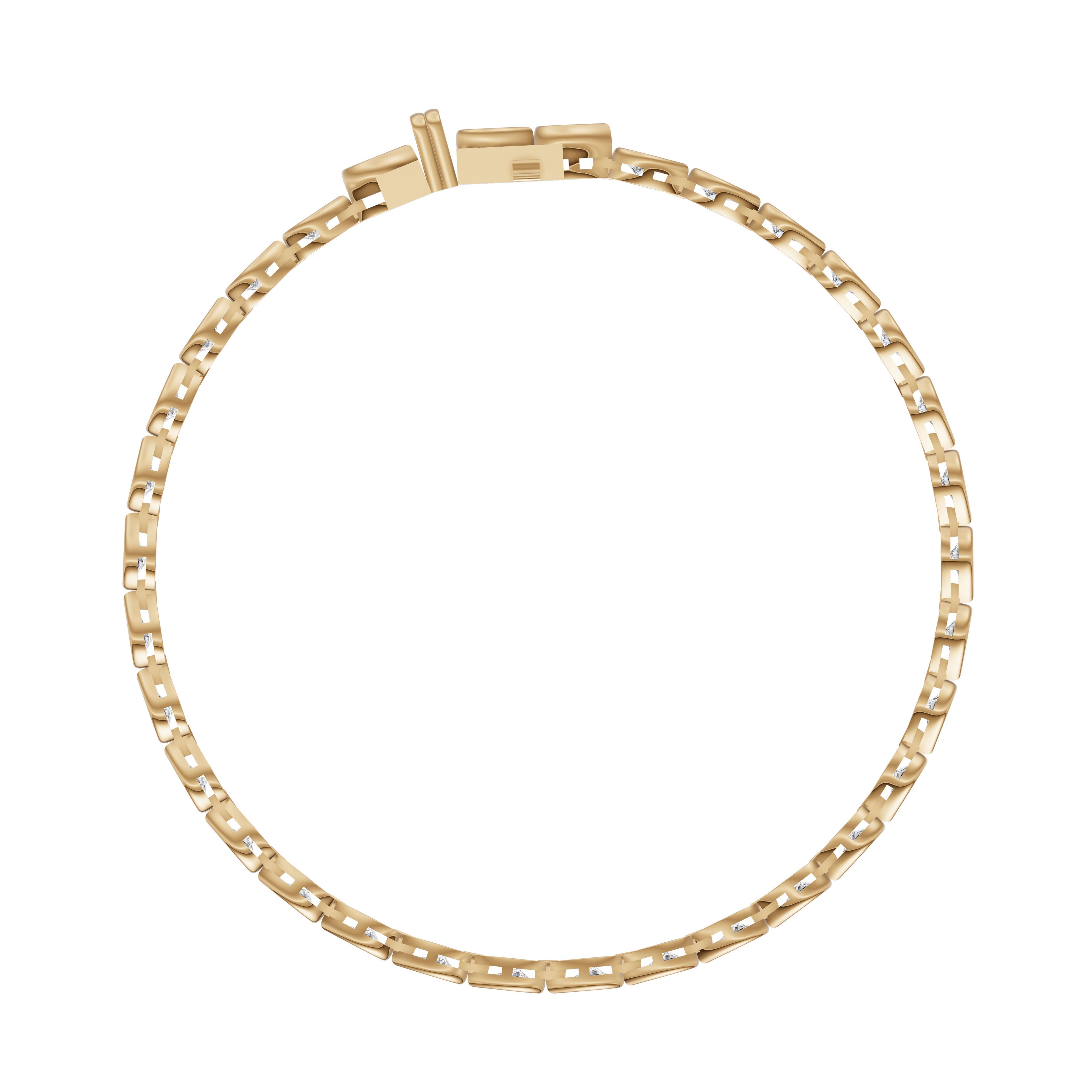 Pear Diamond Tennis Bracelet - BR20