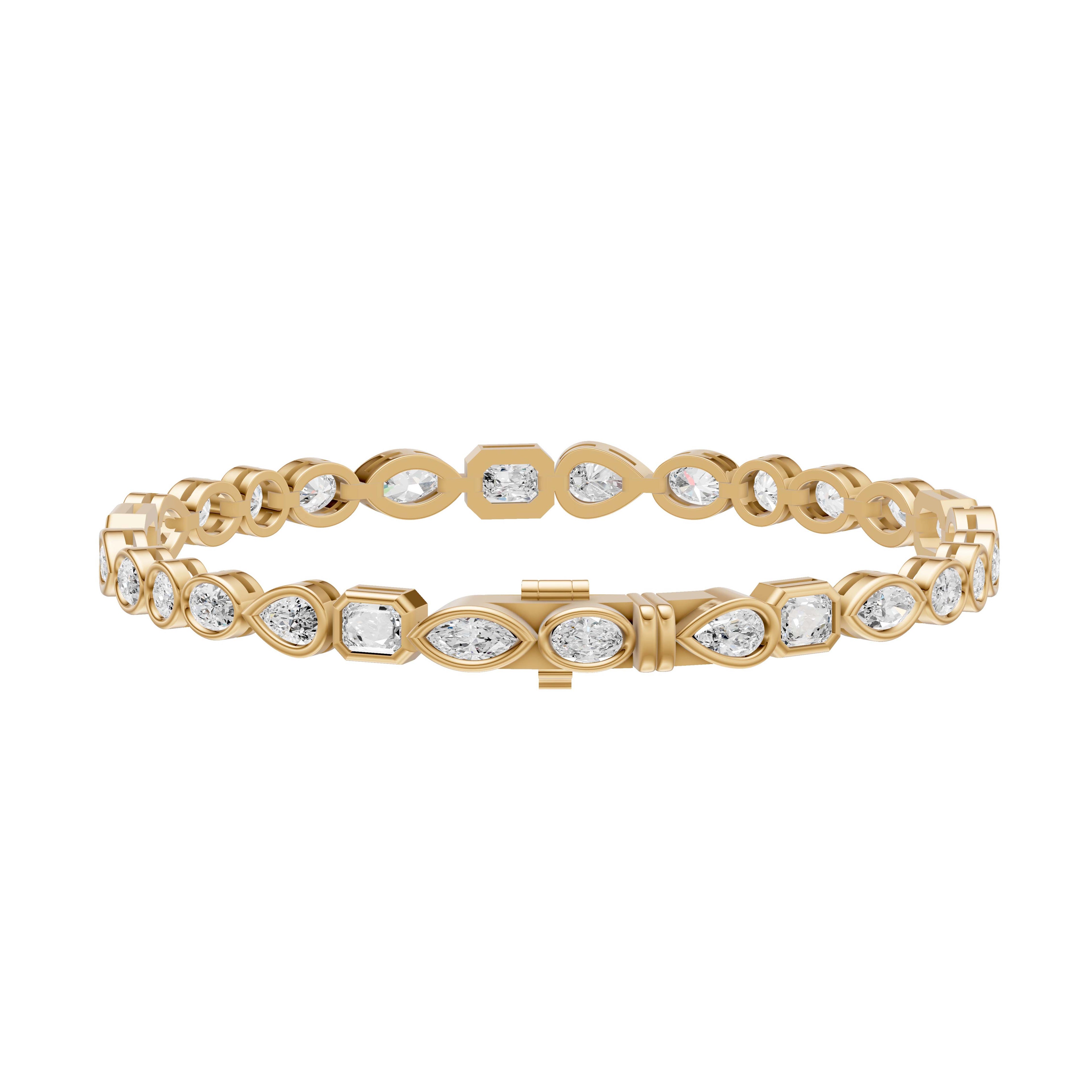 Multi Diamond Tennis Bracelet - BR21