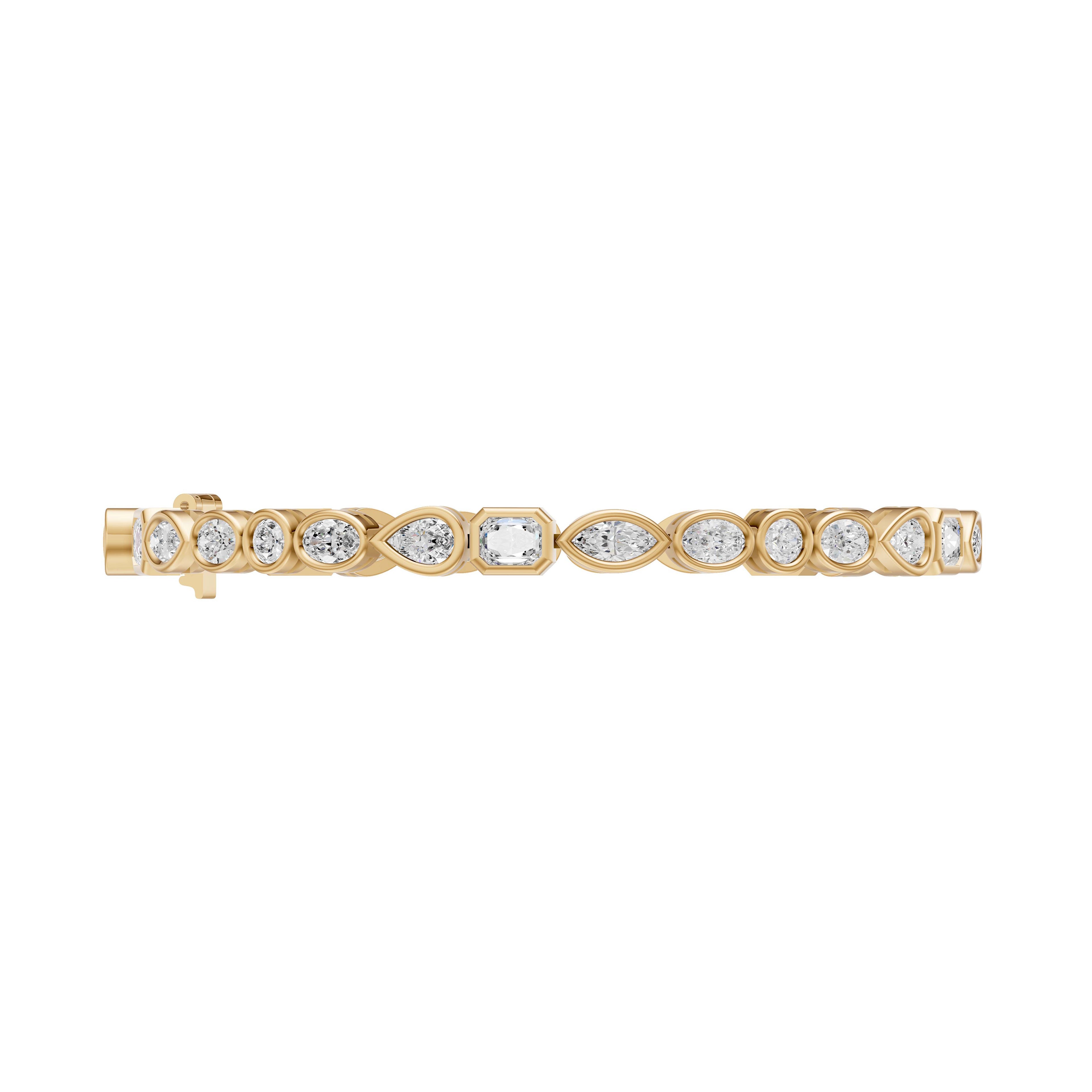 Multi Diamond Tennis Bracelet - BR21