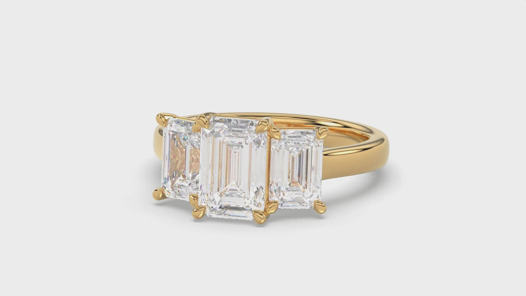 Criss Cut Trilogy Diamond Ring - R171