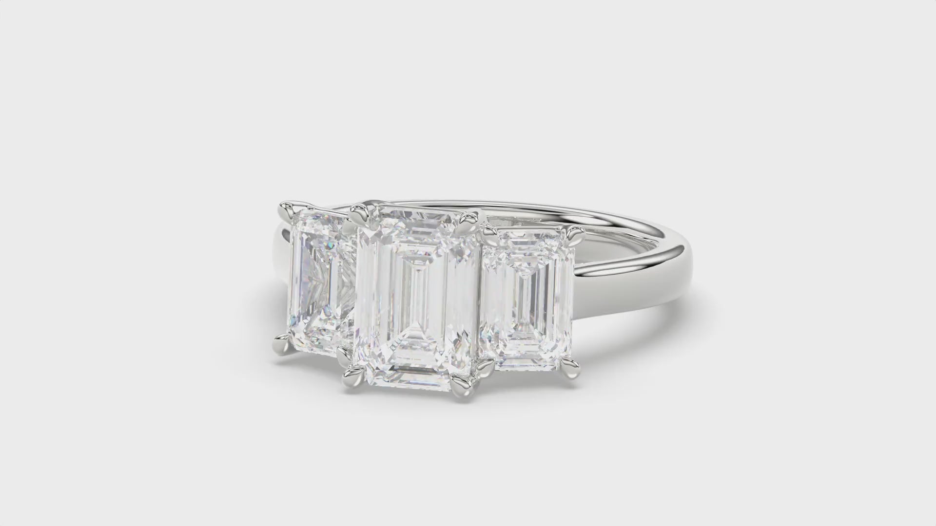 Criss Cut Trilogy Diamond Ring - R171