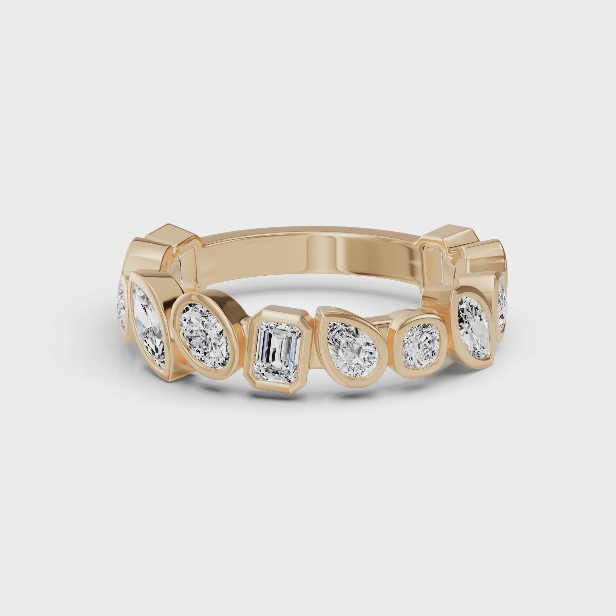 Multi Stone Diamond Ring - R188