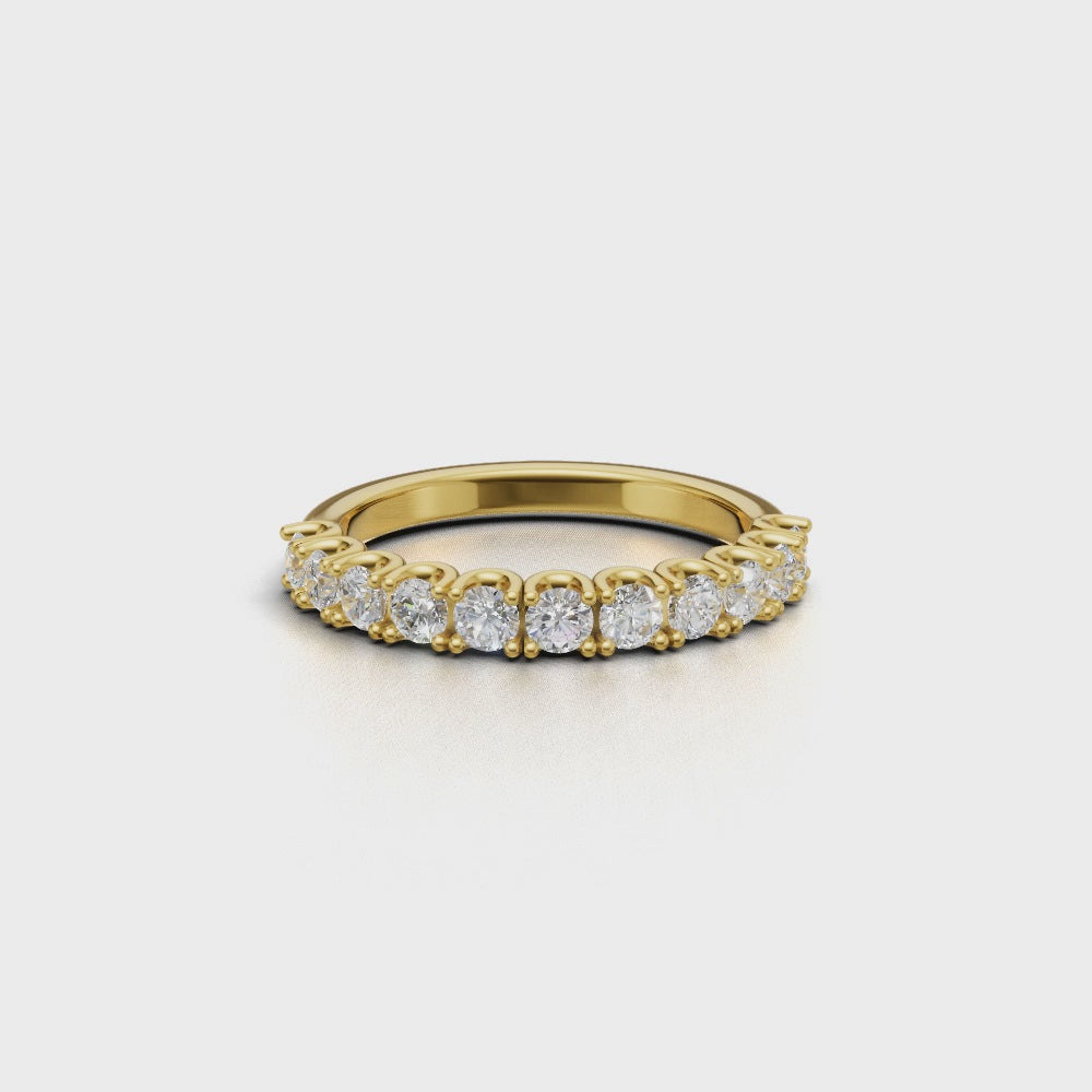 0.72ct Round Diamond Eternity Ring - R101