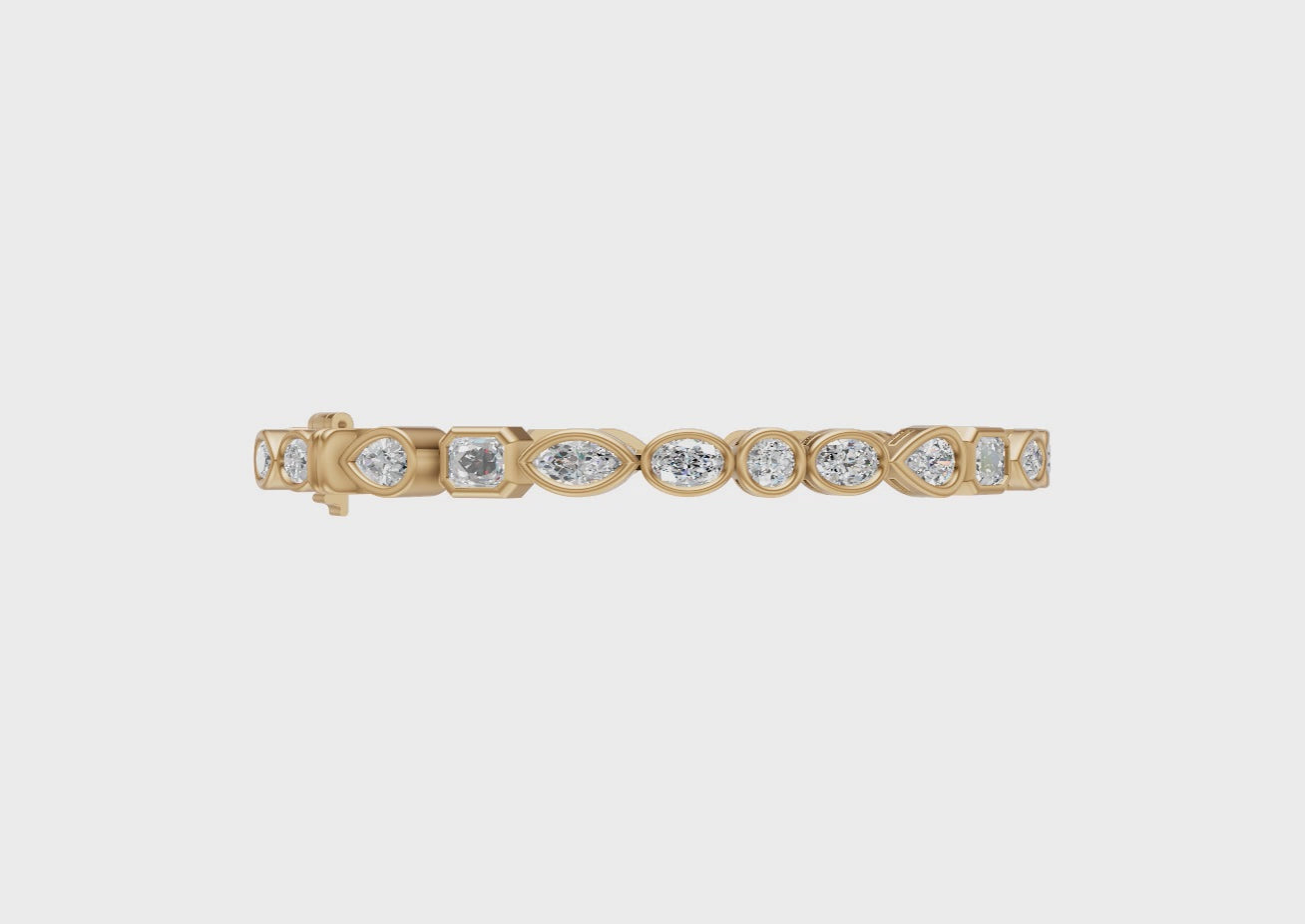 Multi Diamond Tennis Bracelet - BR21