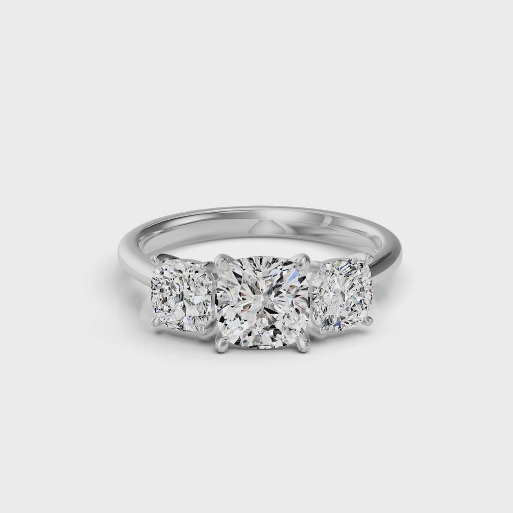 Old Cut Trilogy Diamond Ring - R198
