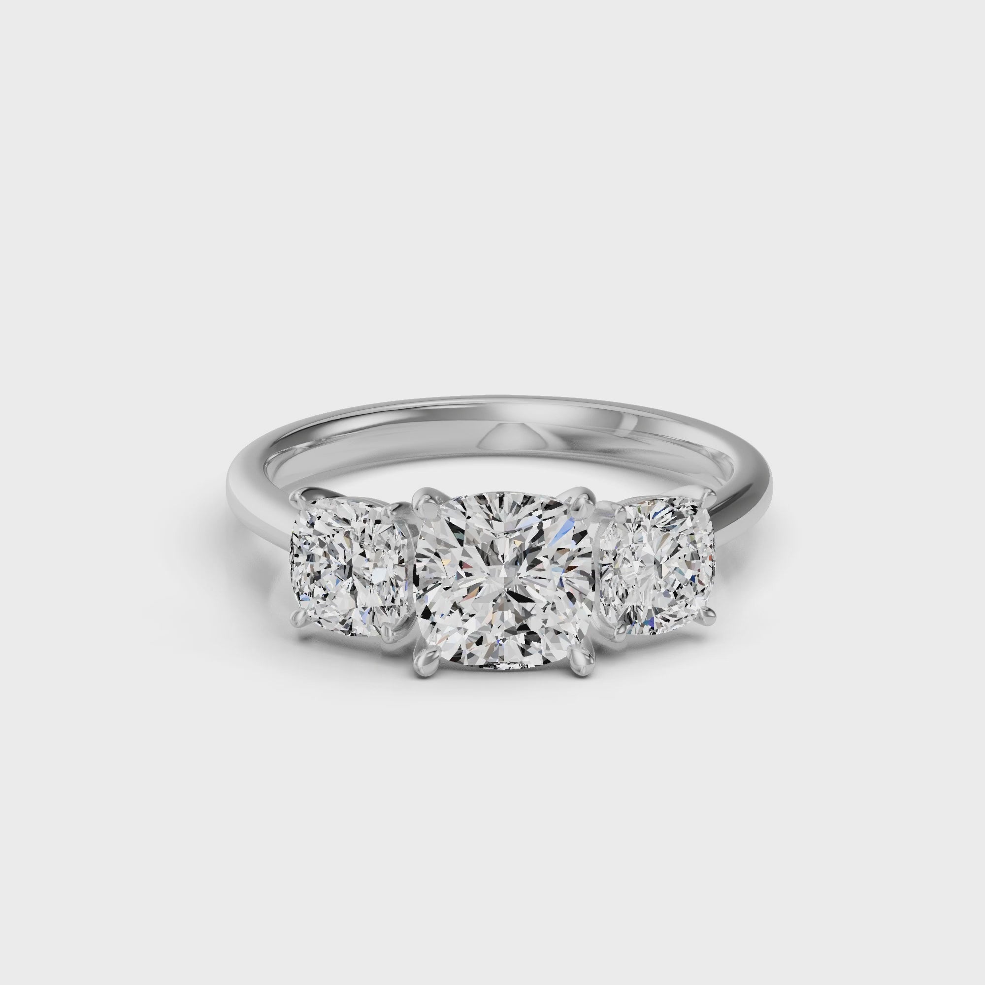 Old Cut Trilogy Diamond Ring - R198