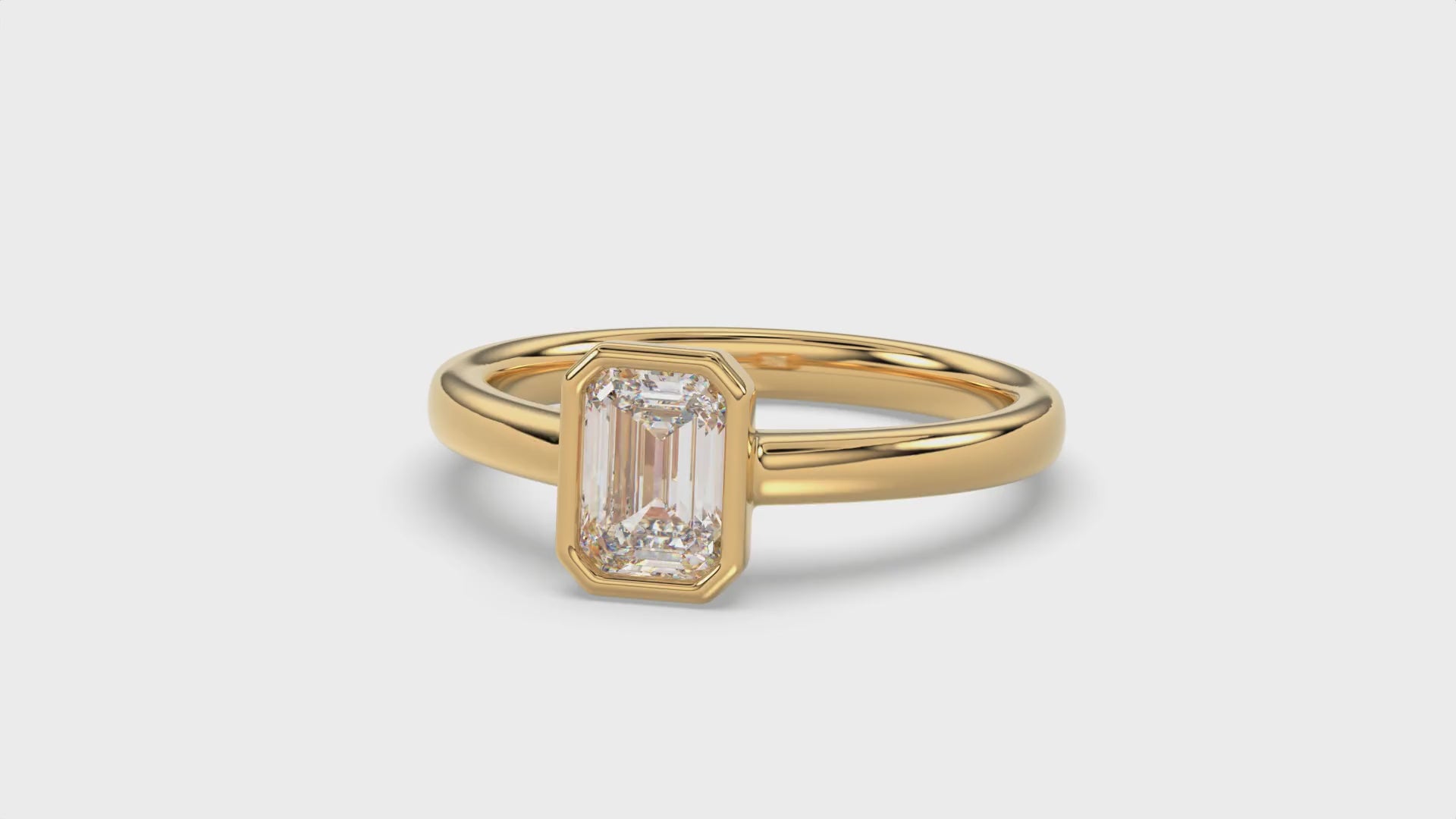 Emerald Engagement Ring - R144