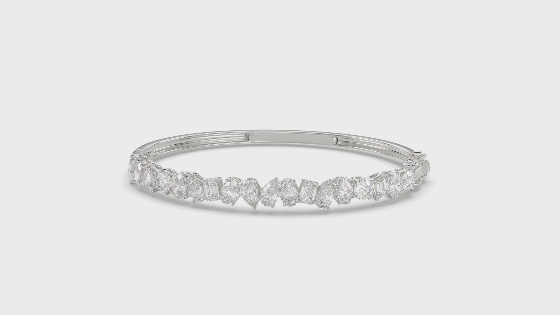 Multi Shape Diamond Bangle - BR13