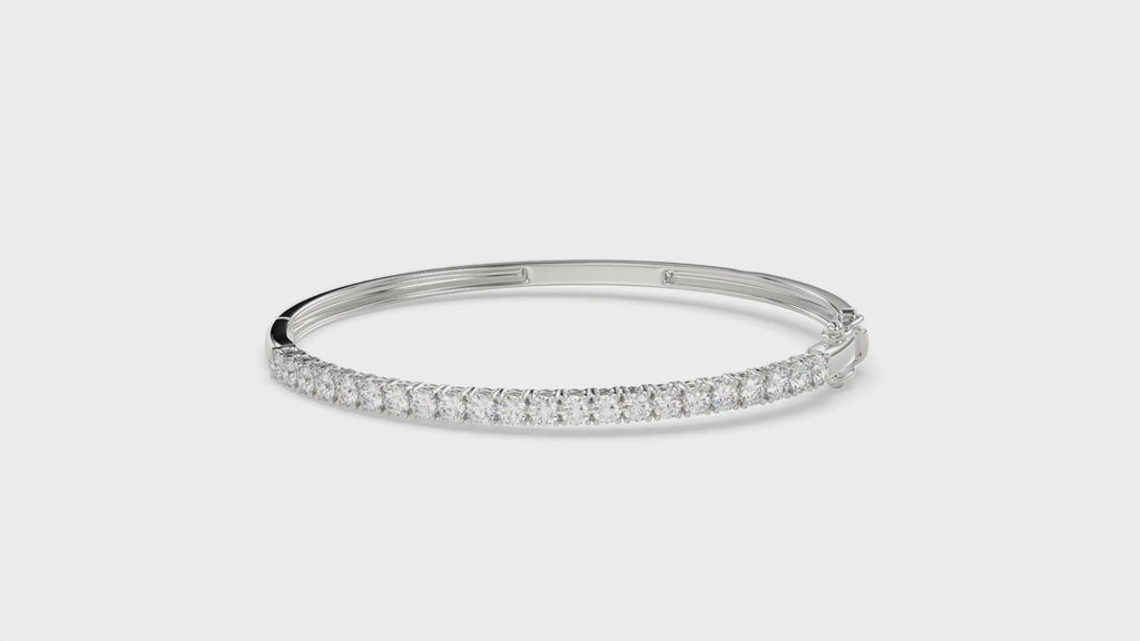 Round Diamond Bangle - BR15