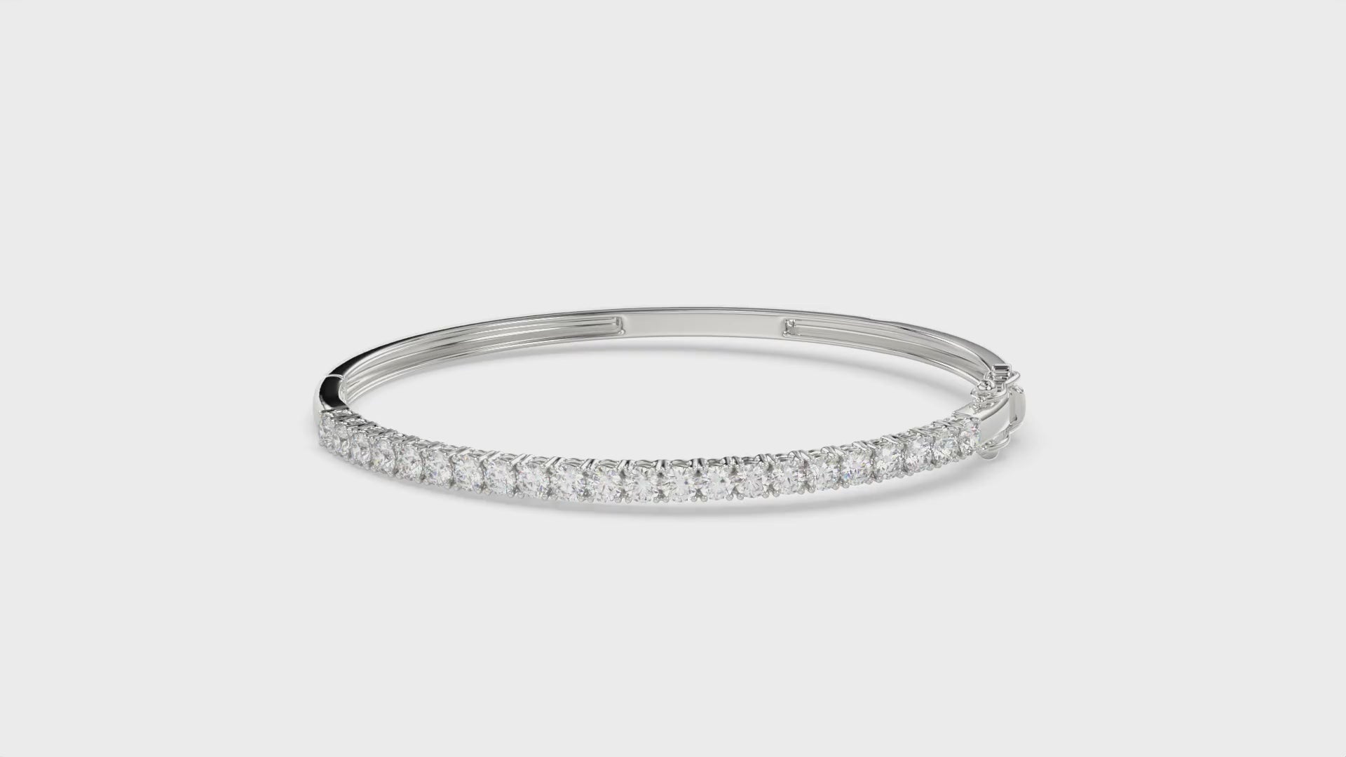 Round Diamond Bangle - BR15